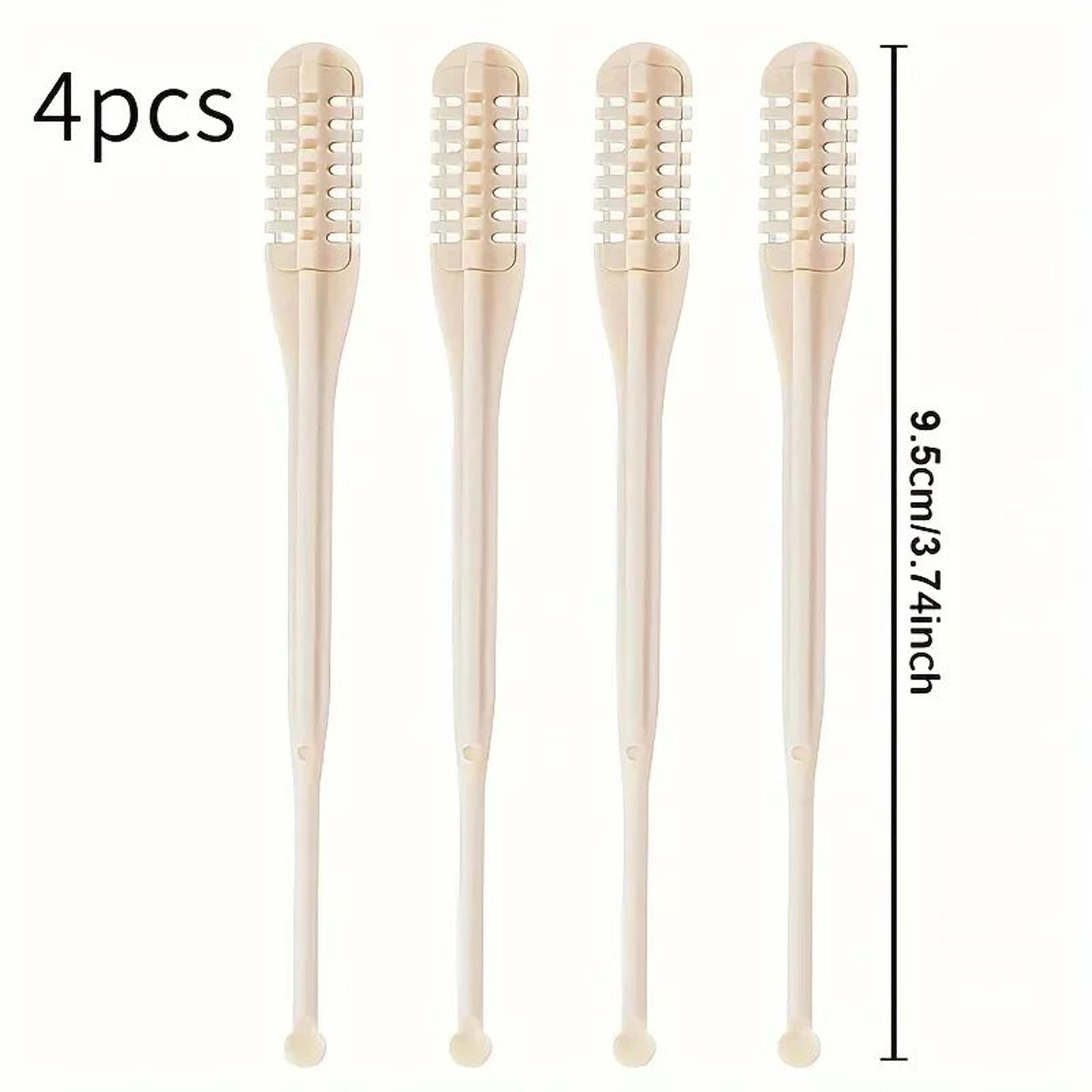 EasyClean 4Piece Manual Nose Hair Trimmer  Ear Hair Trimmer Set  BatteryFree Grooming Kit For Teens 2