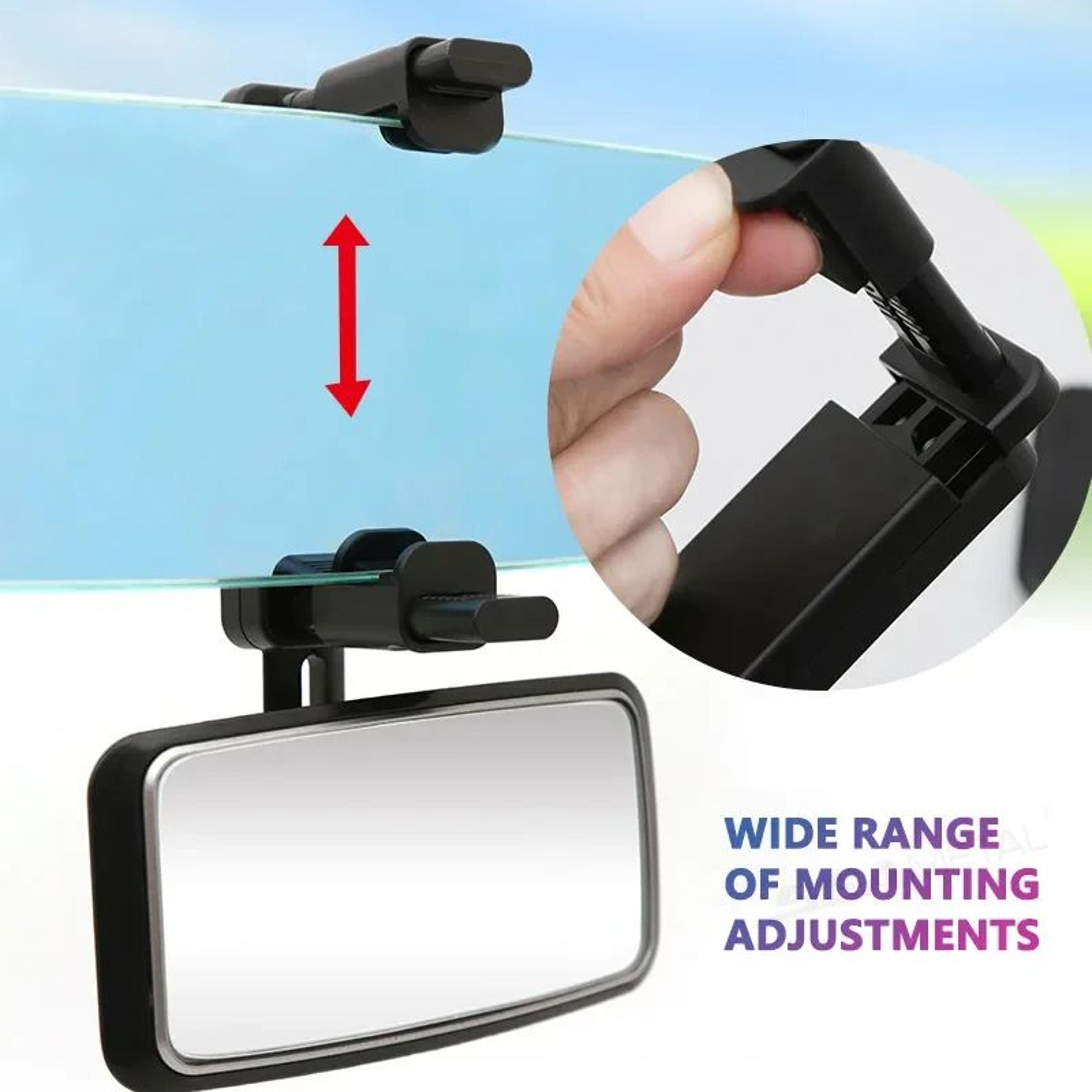 SafeView Baby Car Mirror  Adjustable Rear Facing Baby Mirror For Safer StressFree Driving 0