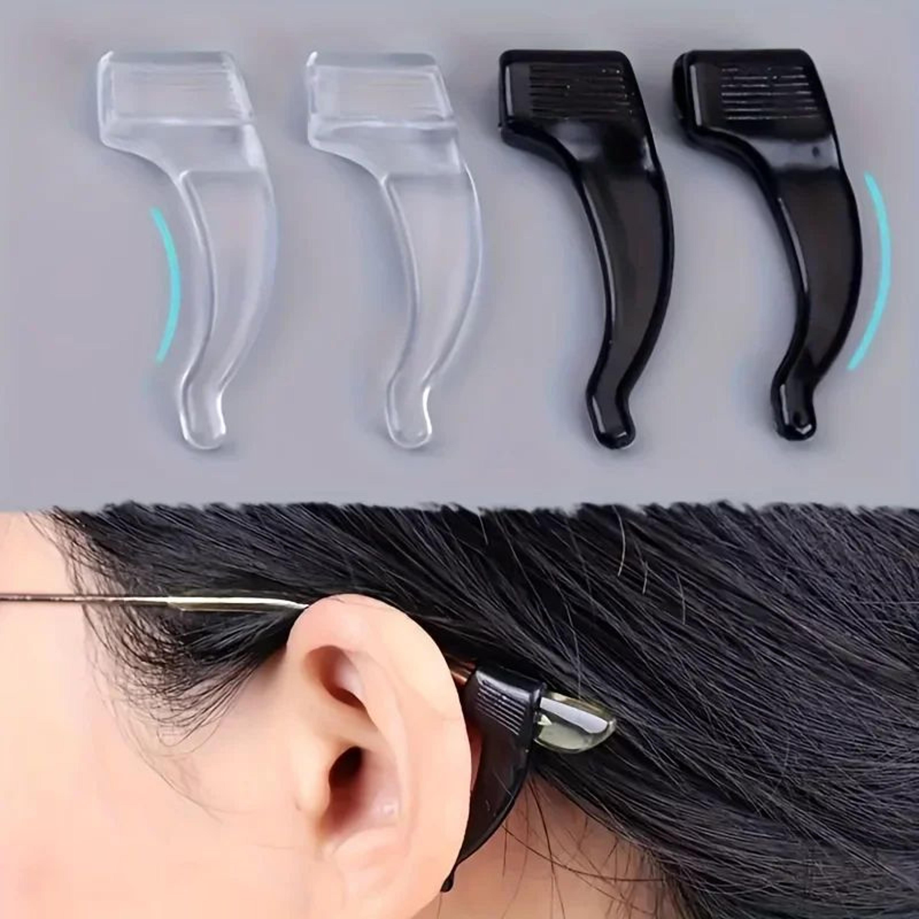 GripSecure AntiSlip Eyeglass Hooks  Silicone Glasses Ear Hooks For Active AllDay Wear 3 Pairs 0