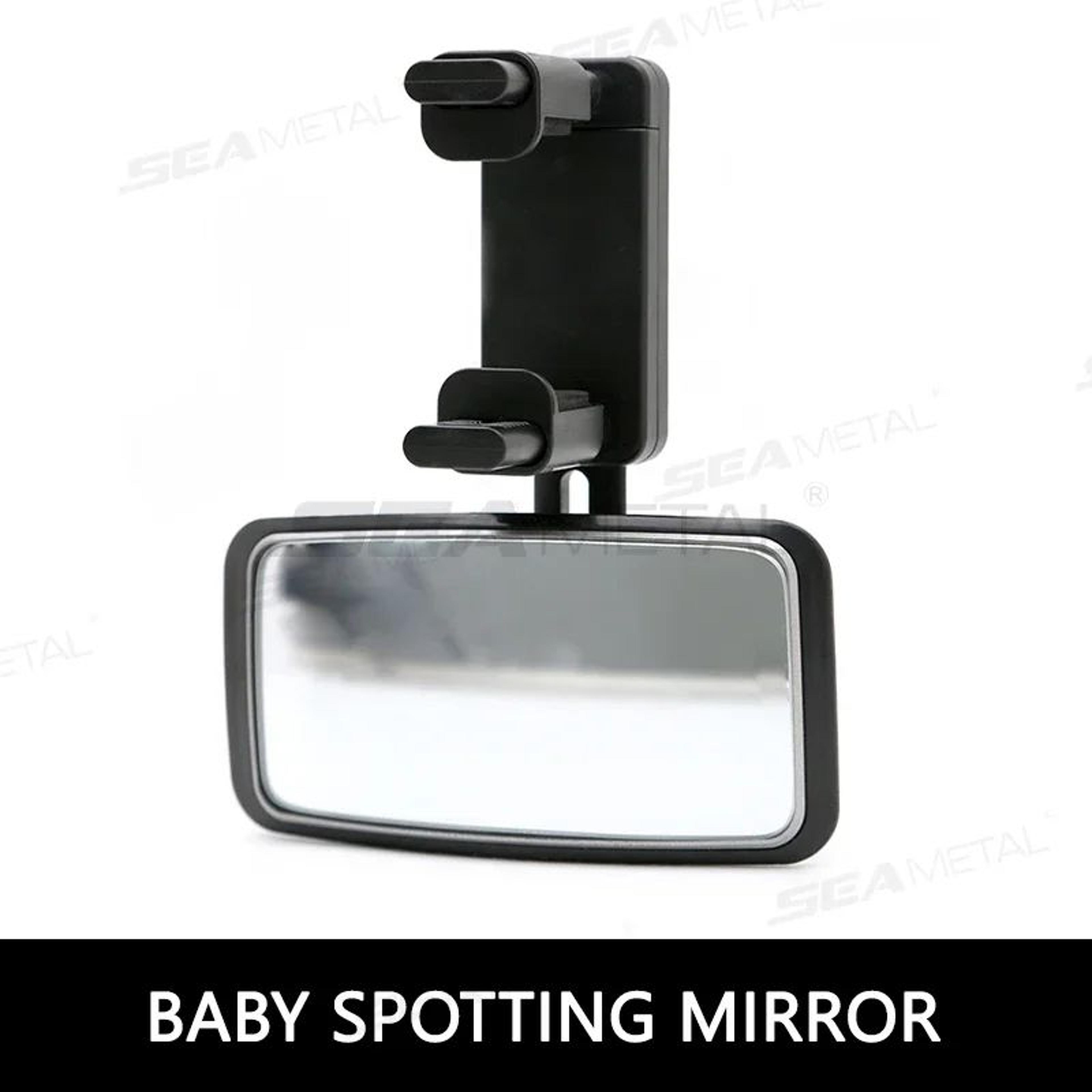 ClearView Baby Car Mirror  Adjustable Rear Facing Baby Mirror With Secure Clip For Safer Driving 5