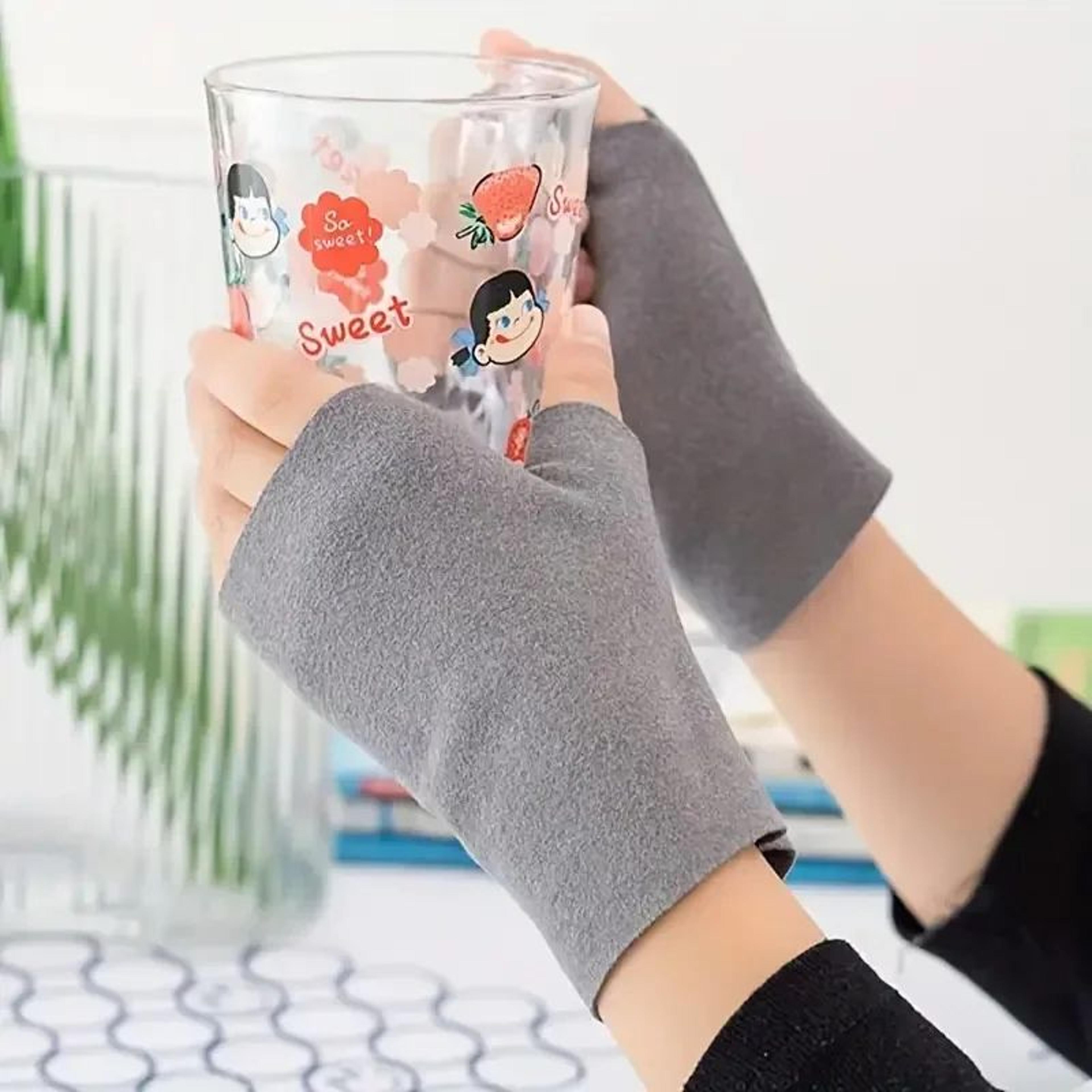 VelourTouch Touchscreen Gloves  Winter Fingerless Gloves With Soft Palm For Phone  Tablet Use 0