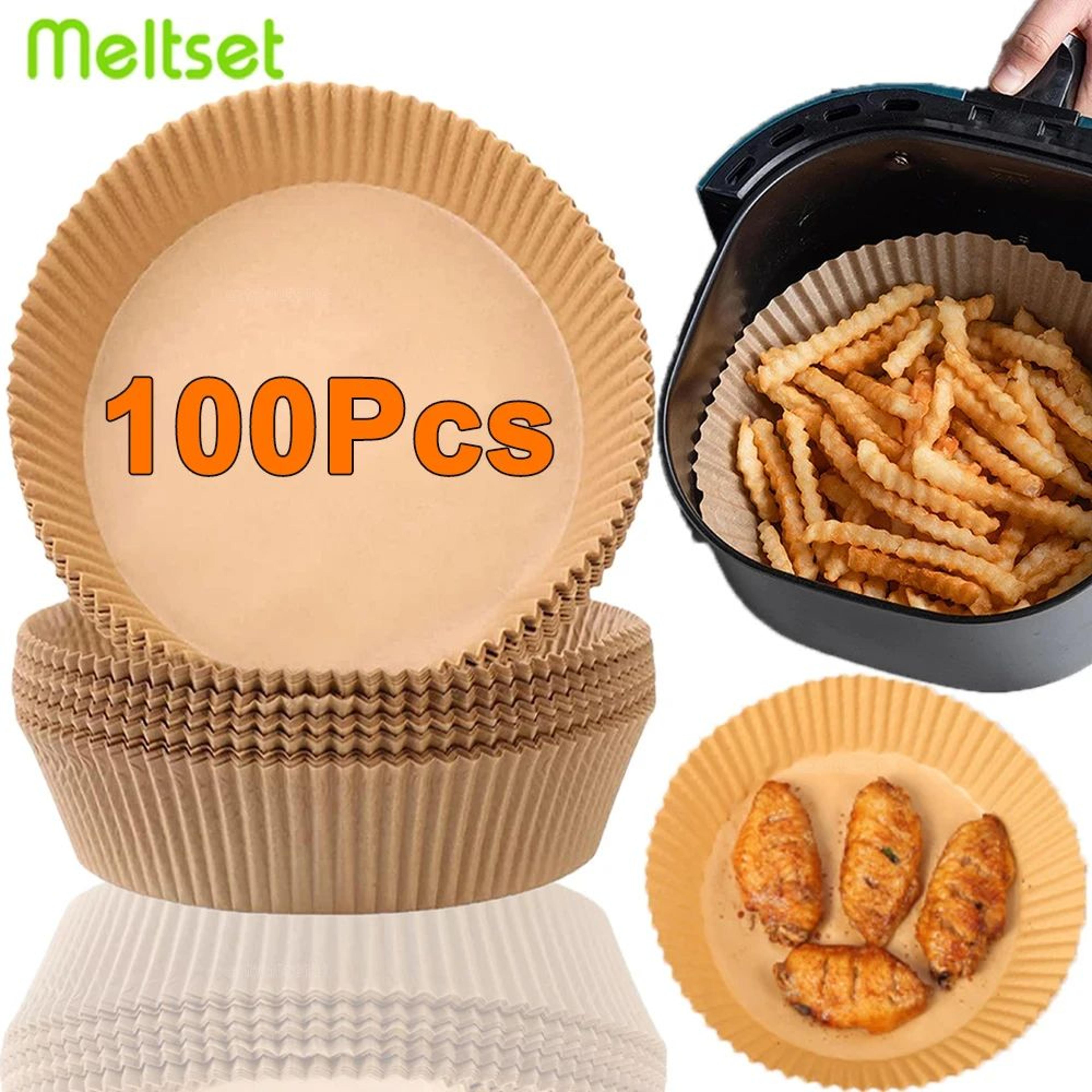 EasyClean Air Fryer Paper Liners  Disposable NonStick Baking Papers For MessFree Cooking 0