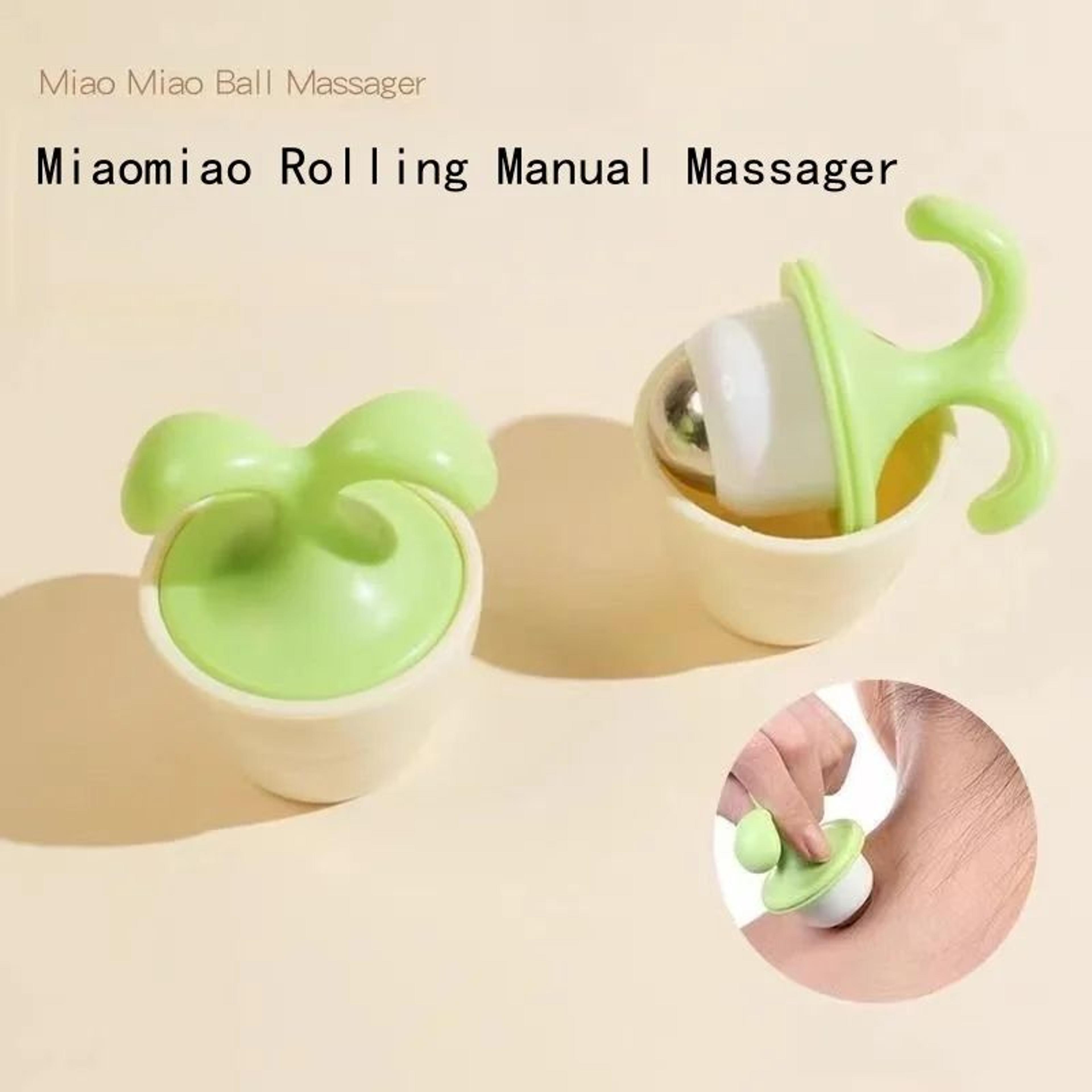 BloomRelief Manual Facial Roller Massager  PlantShaped Manual Face Massager With Acupressure Rollin 2