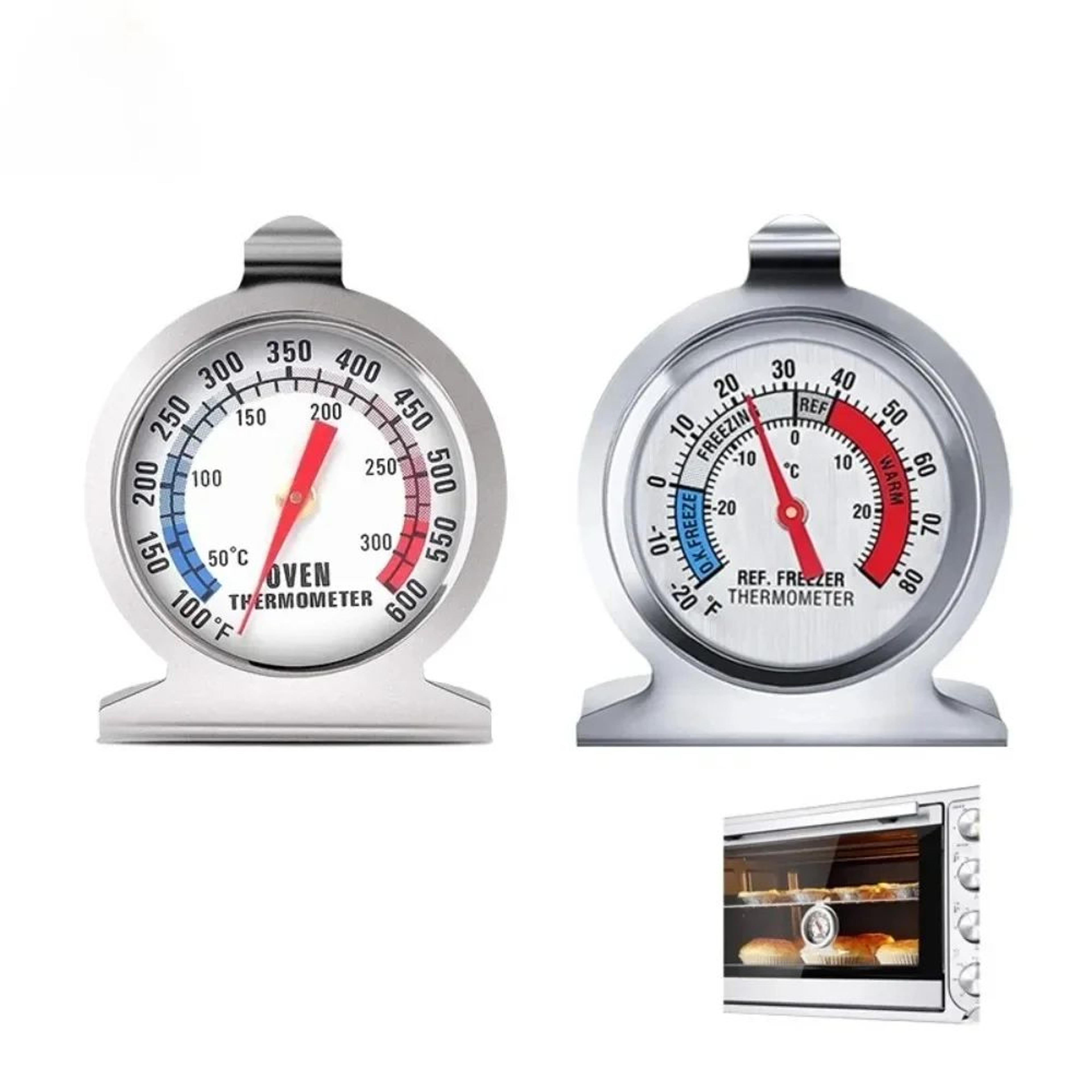 TempMaster Stainless Steel Oven  Grill Thermometer  Accurate Oven Thermometer For Baking BBQ  Freez 1