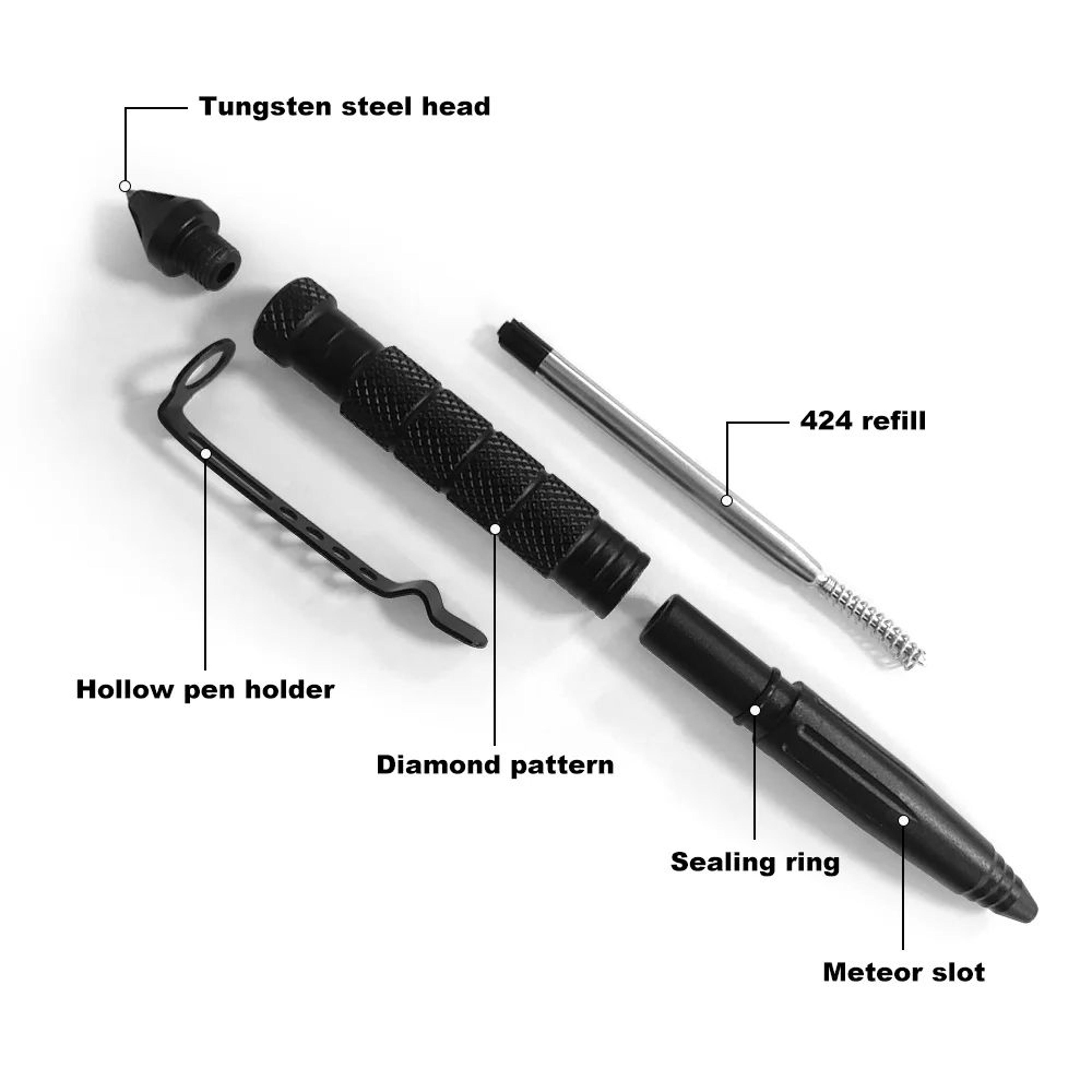 SteelGuard Tactical Pen  MultiFunction Tactical Pen With Glass Breaker  AntiSkid Grip 3