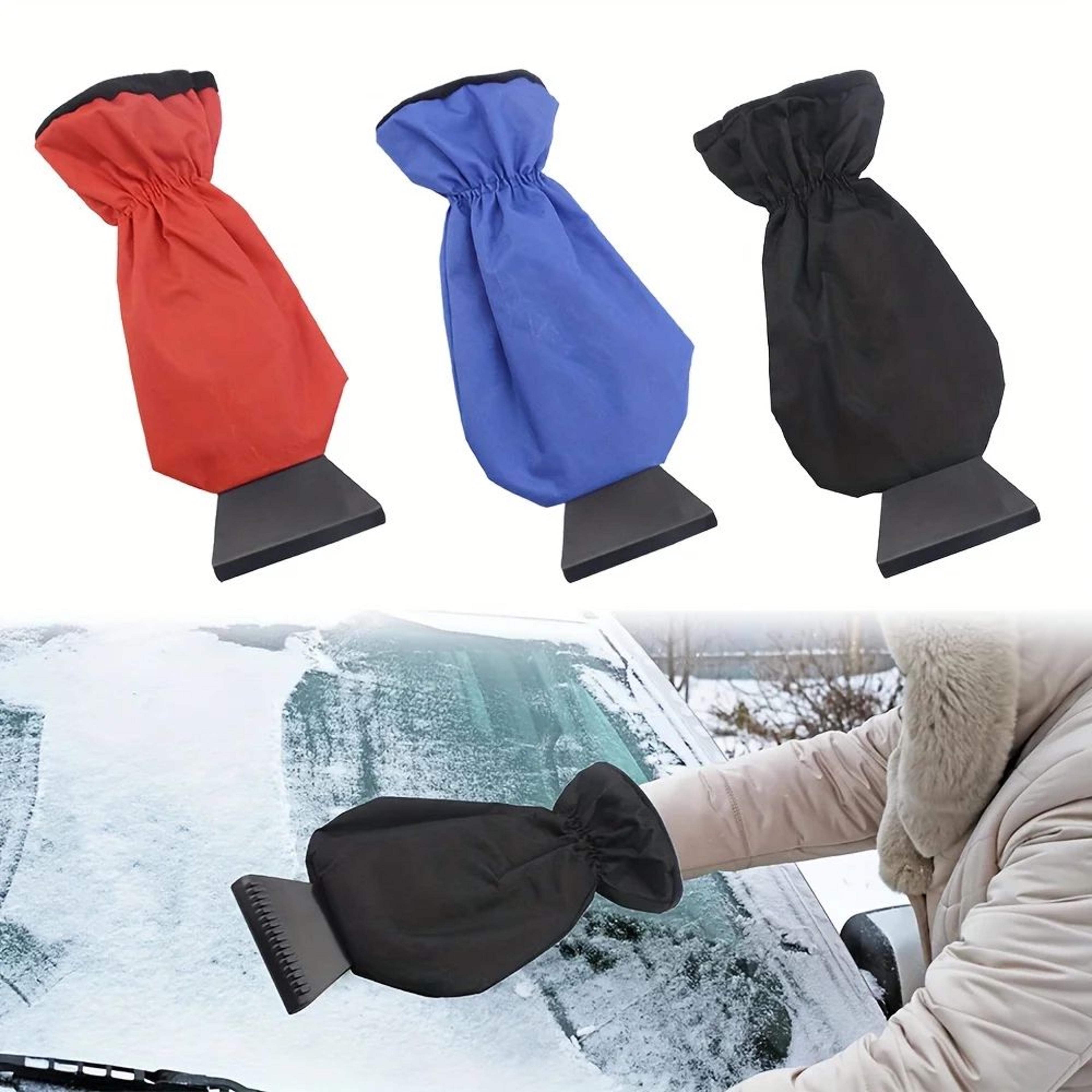 AllinOne Car Ice Scraper  Snow Brush With Thermal Gloves  HeavyDuty Winter Windshield Cleaning Kit 4