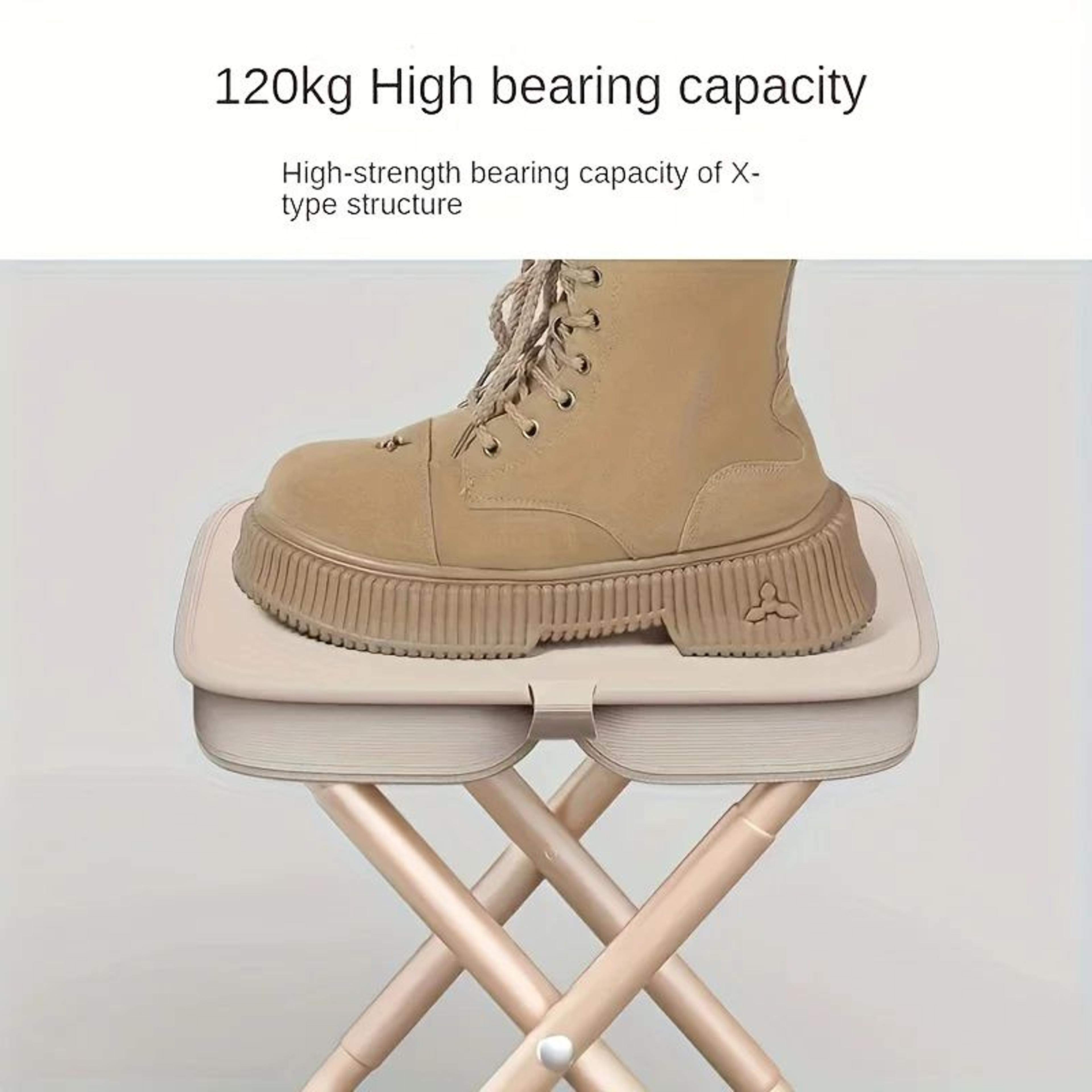 Compact Folding Camping Stool  Lightweight Travel Seat For Outdoor Adventures 0