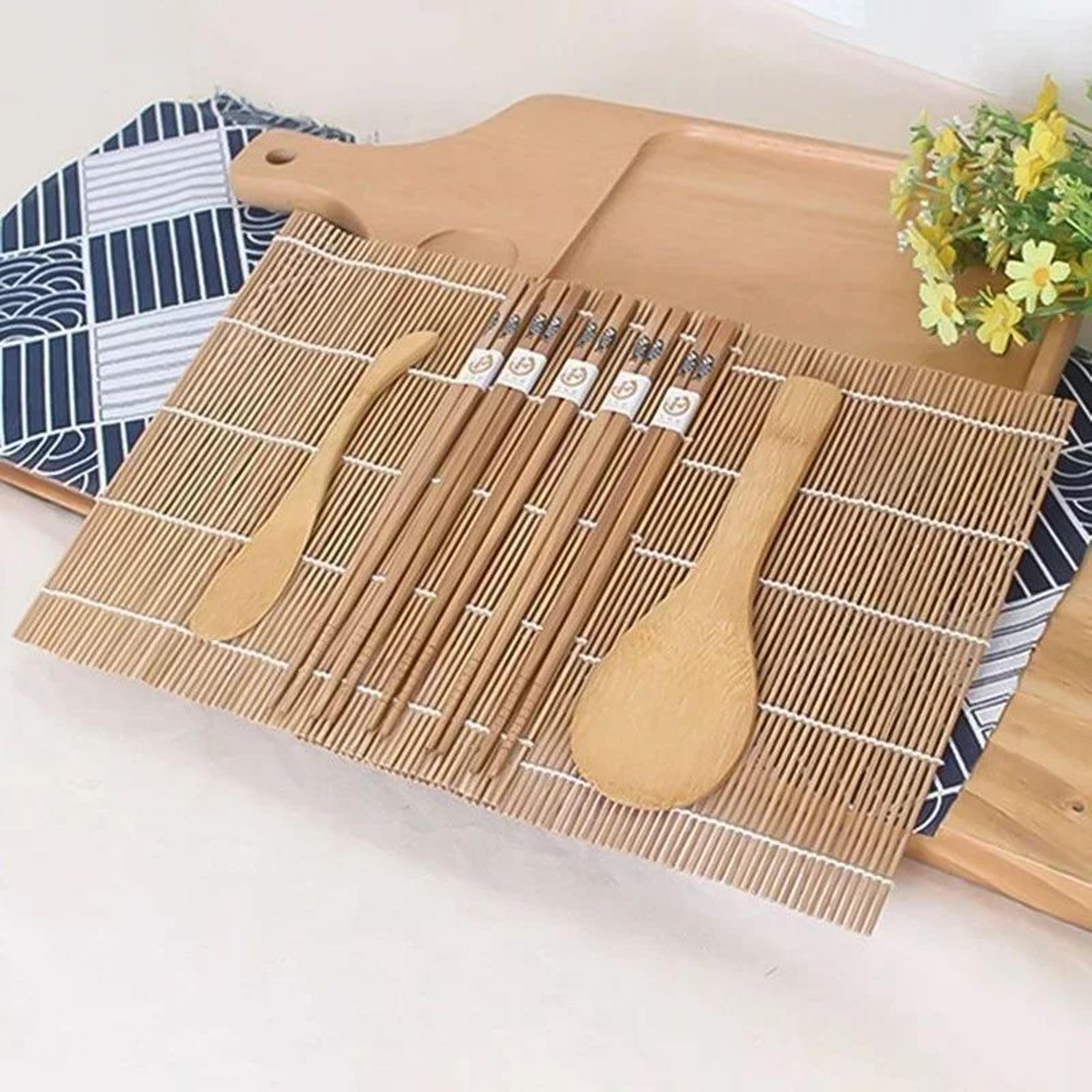 DIY Sushi Maker Kit  9Piece Rice Mold Set For Sushi Onigiri  Bento 1