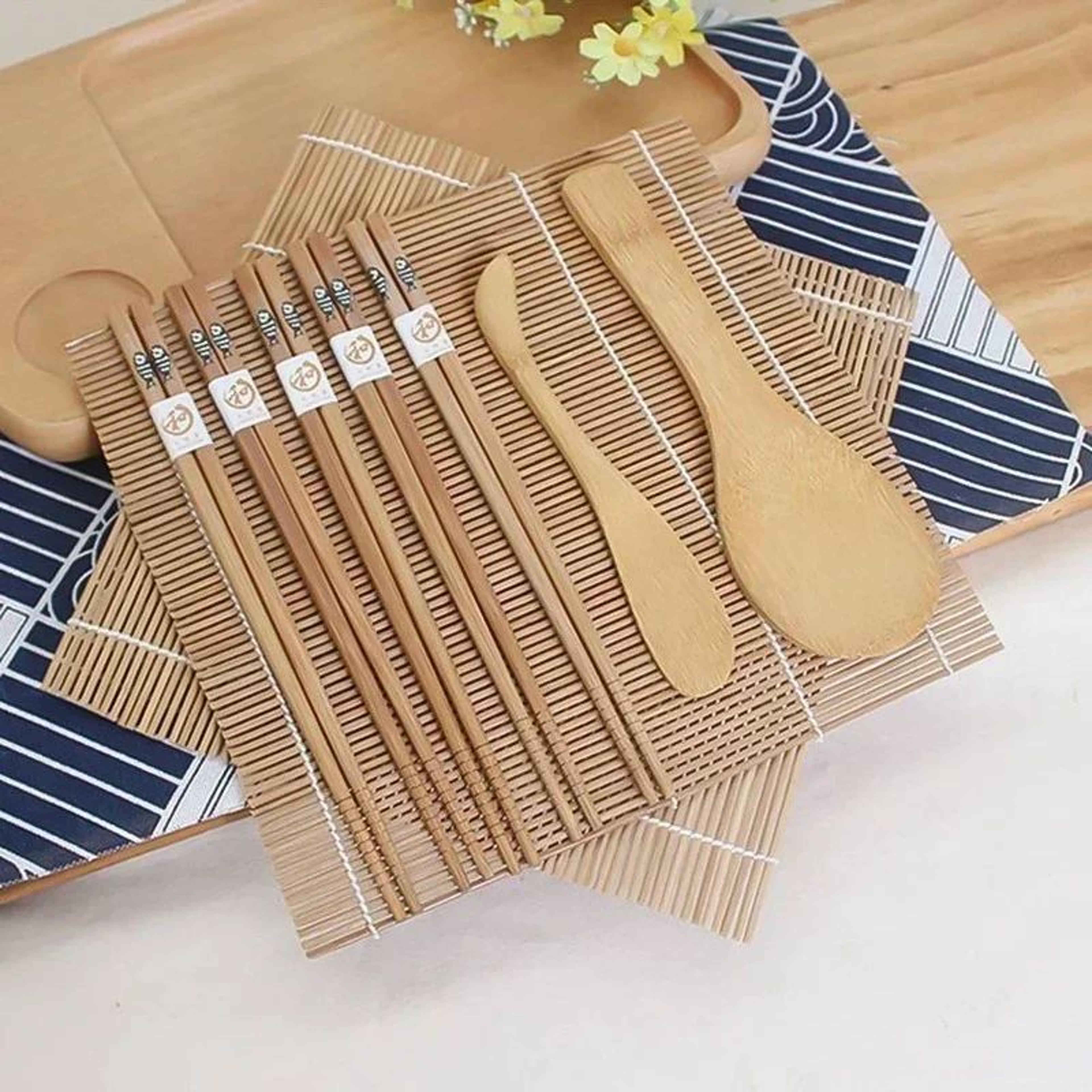 DIY Sushi Maker Kit  9Piece Rice Mold Set For Sushi Onigiri  Bento 2