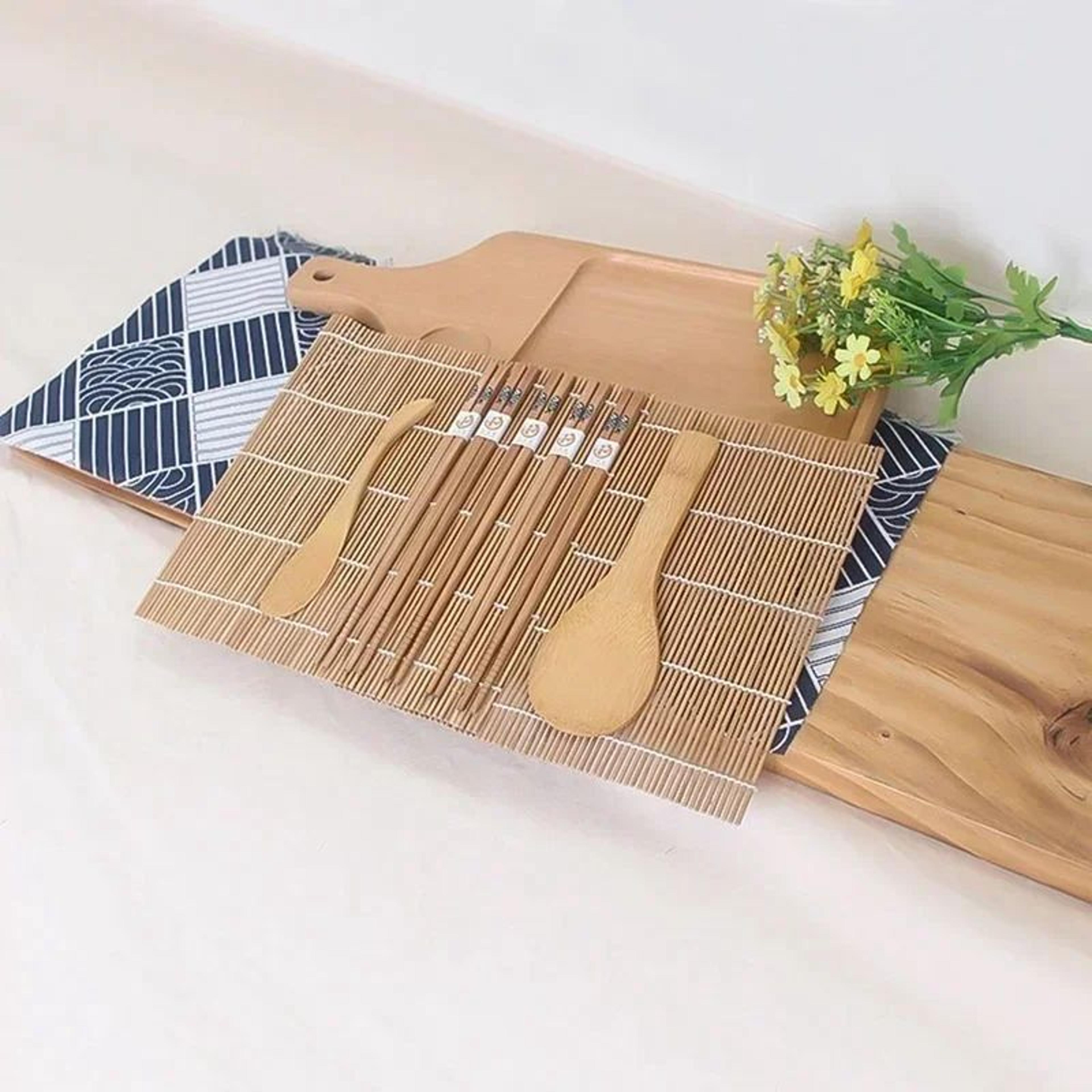 DIY Sushi Maker Kit  9Piece Rice Mold Set For Sushi Onigiri  Bento 7