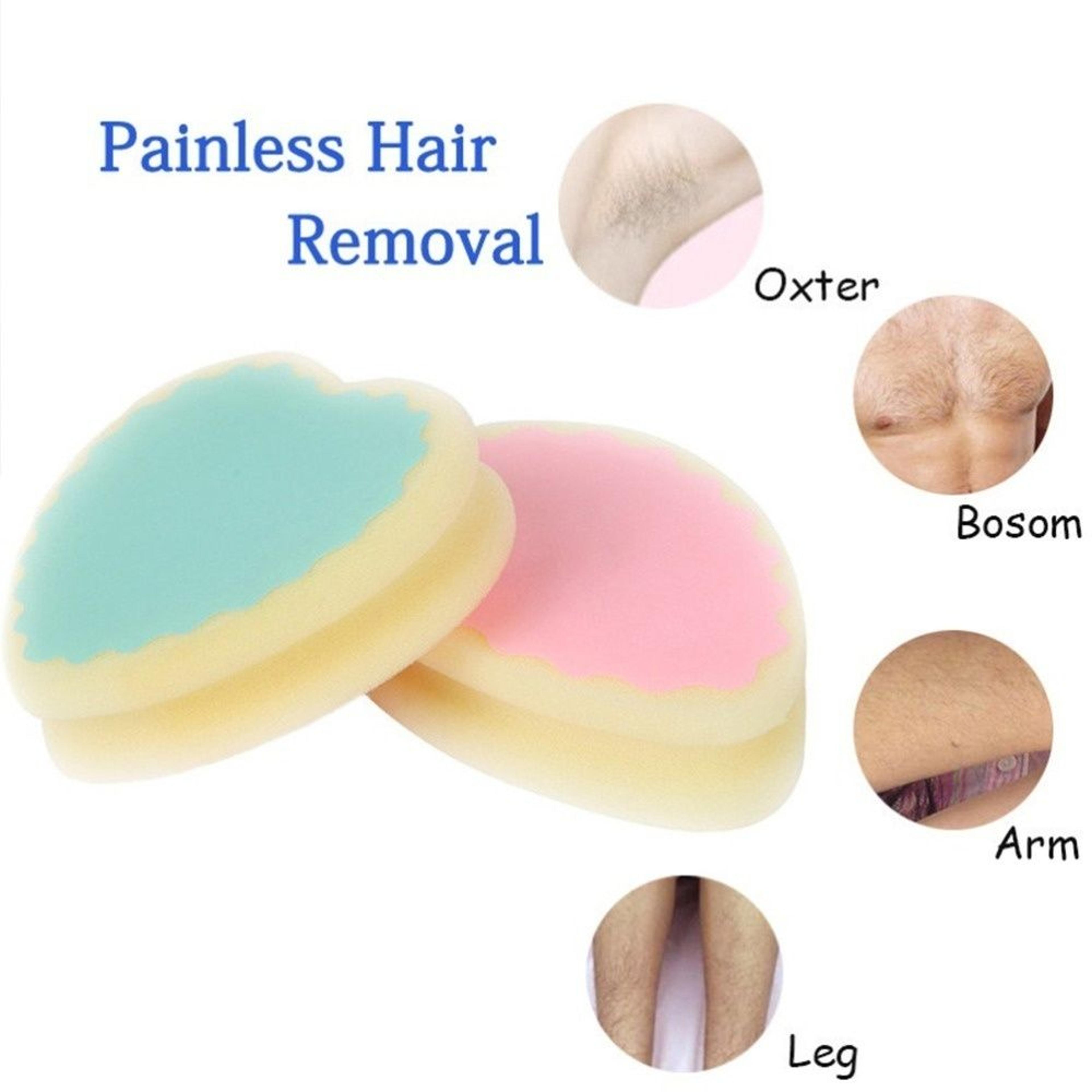 Magic Painless Hair Removal Sponge  Gentle Depilation Pad For Smooth Skin 1
