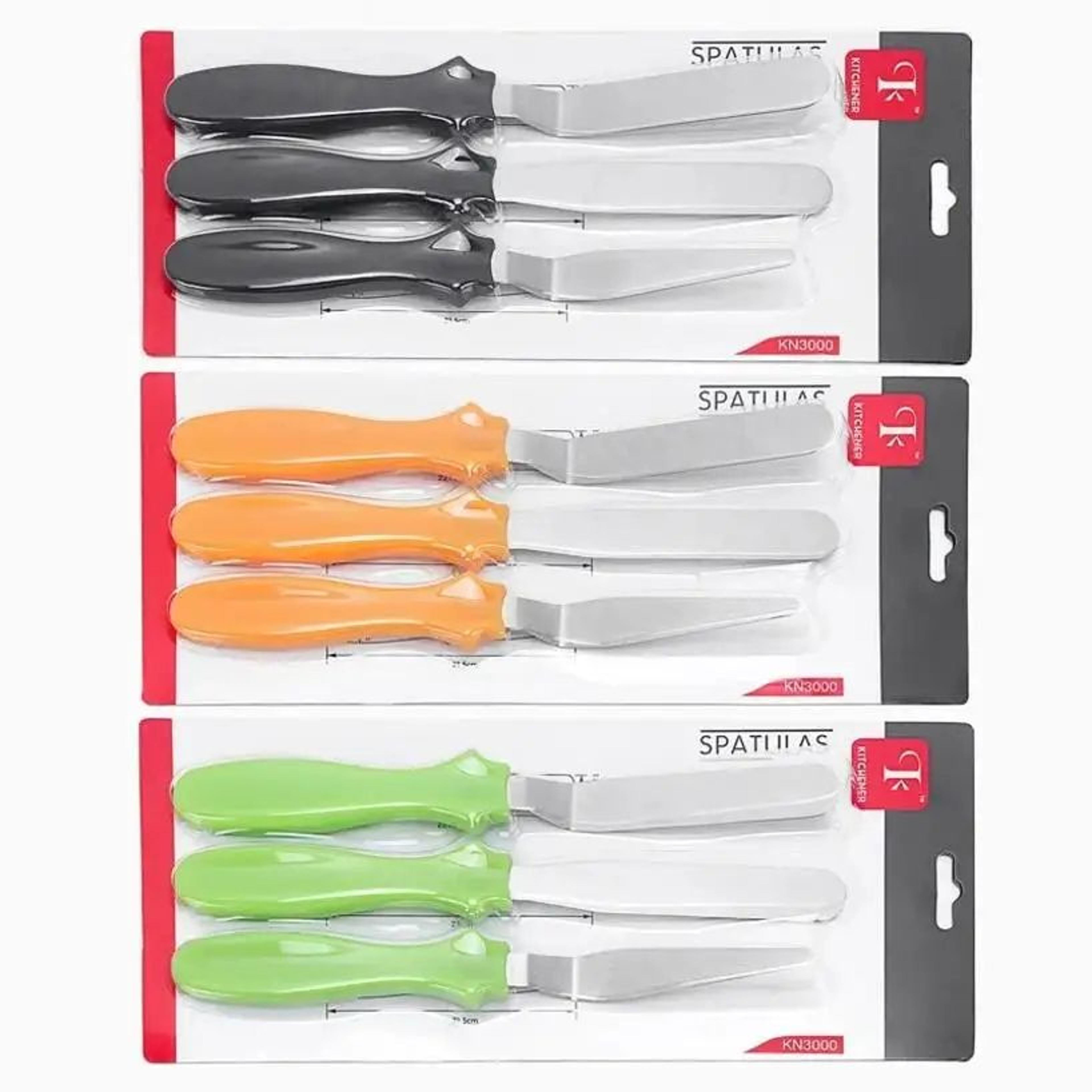 Professional Cake Scraper Set  Stainless Steel Spatula  Icing Smoother Tools 5