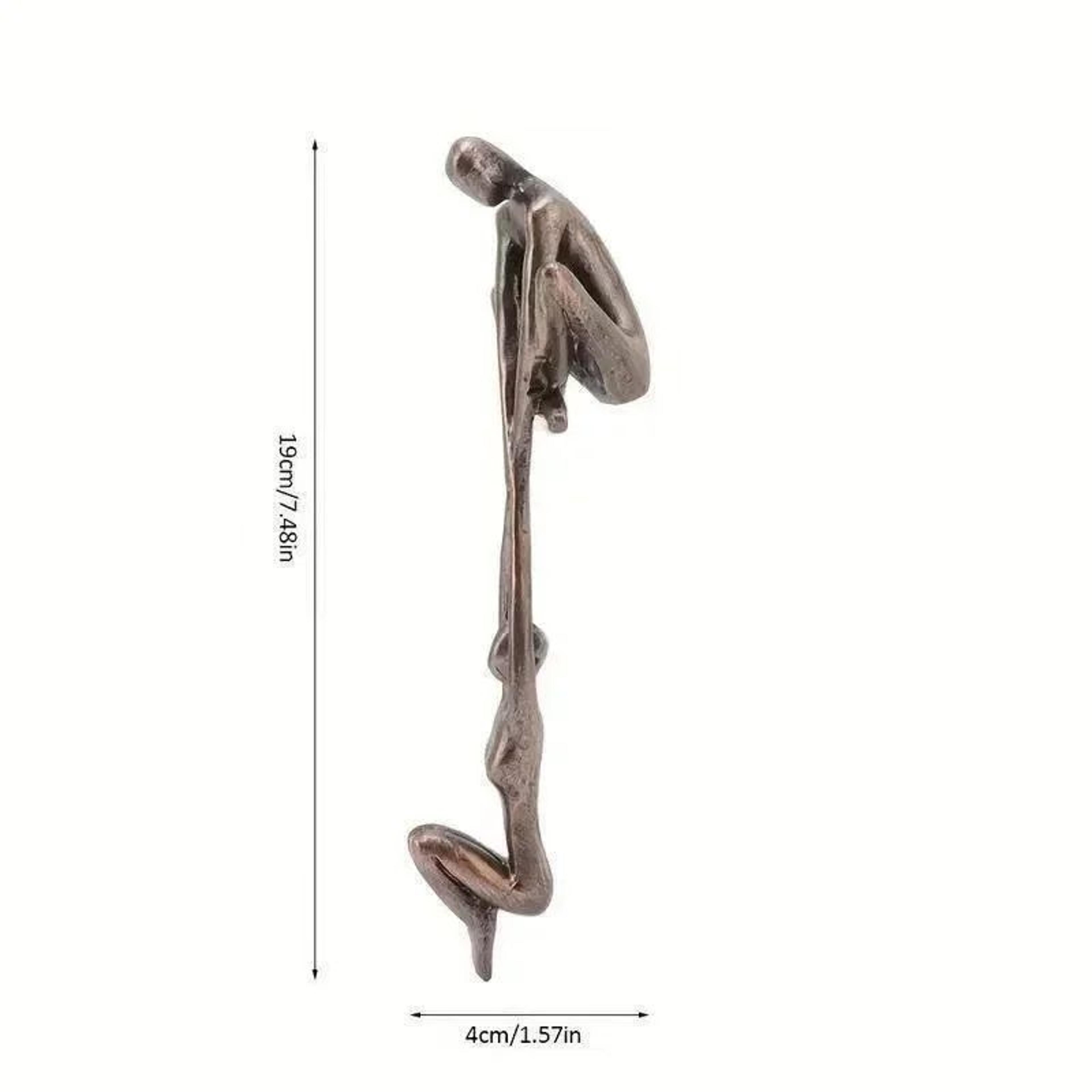 Elegant Modern Dance Bronze Resin Sculpture Home Decor Figurine 5