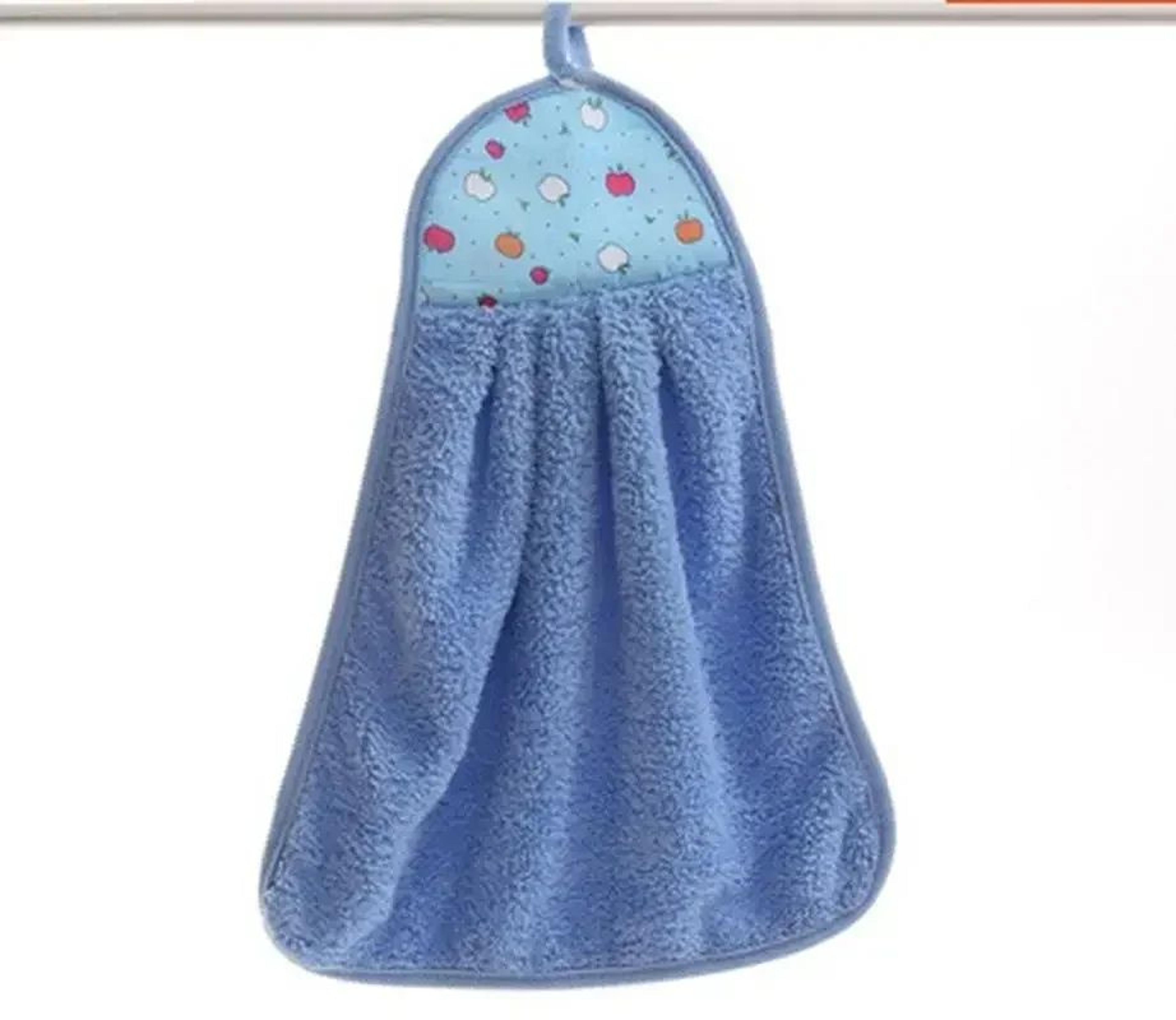 Coral Velvet Soft Hand Towel Absorbent Hanging Kitchen And Bathroom Cloth 5