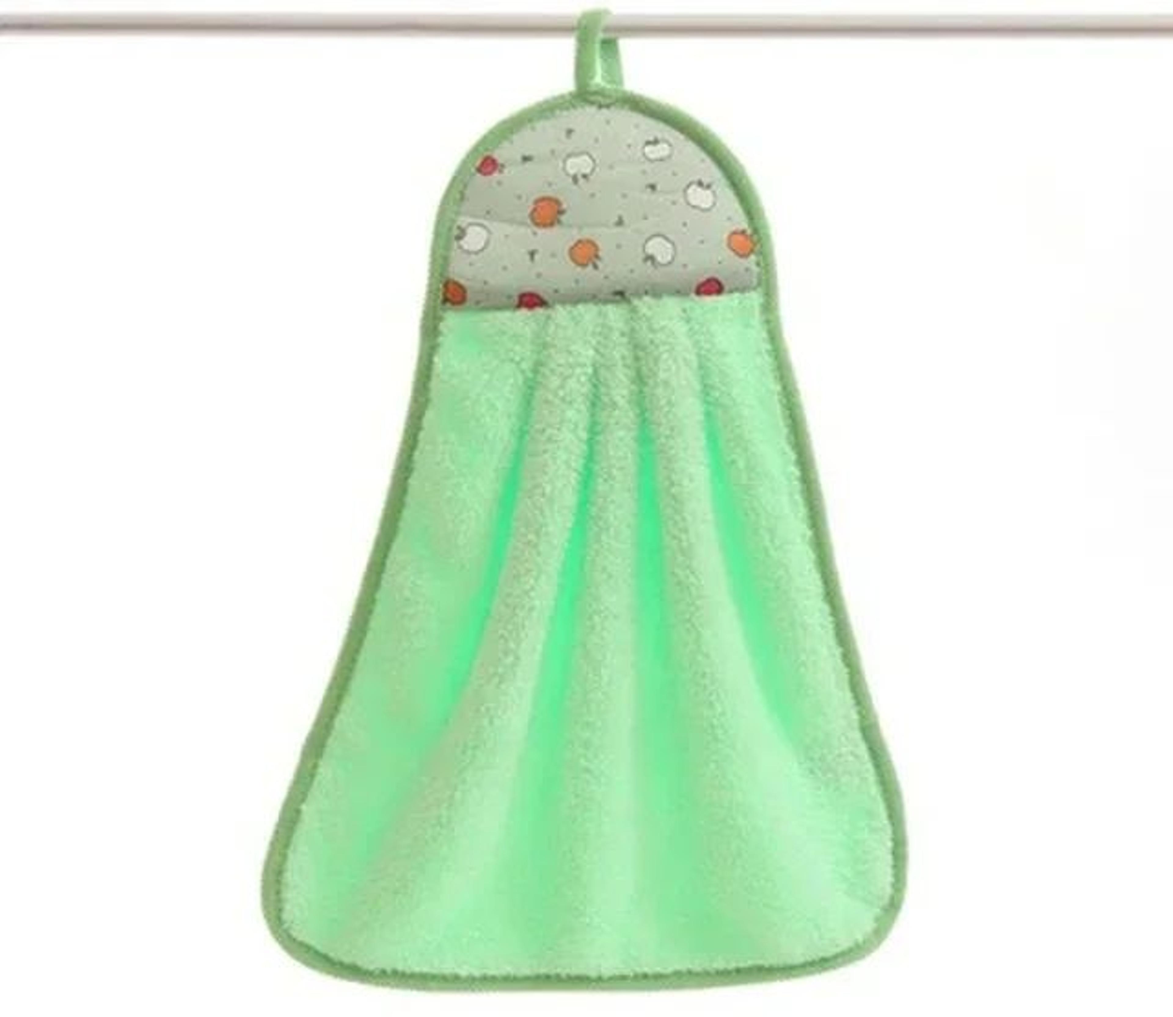 Coral Velvet Soft Hand Towel Absorbent Hanging Kitchen And Bathroom Cloth 8