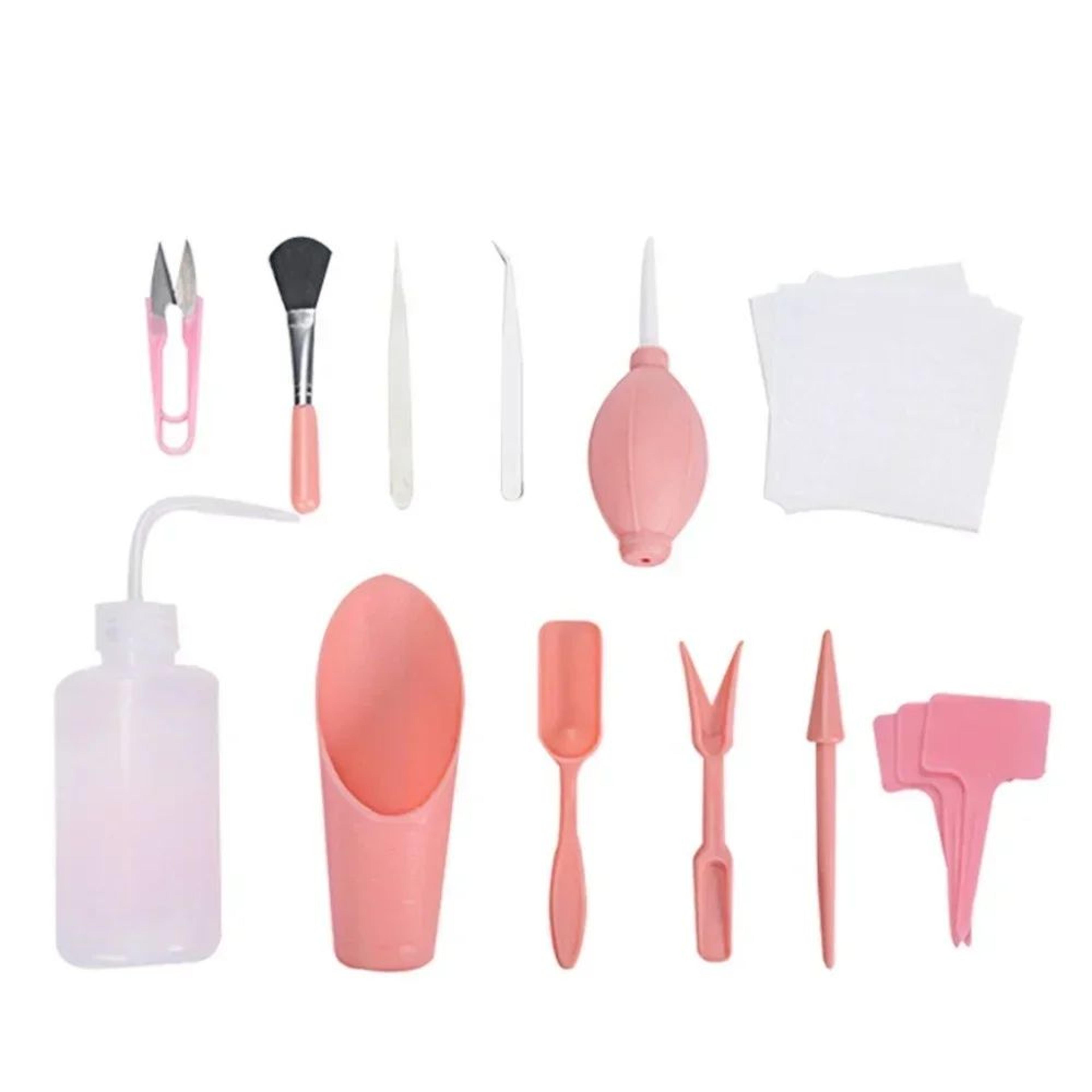 Mini Gardening Tools Set 16Piece Transplanting Kit For Plants And Fairy Gardens 2