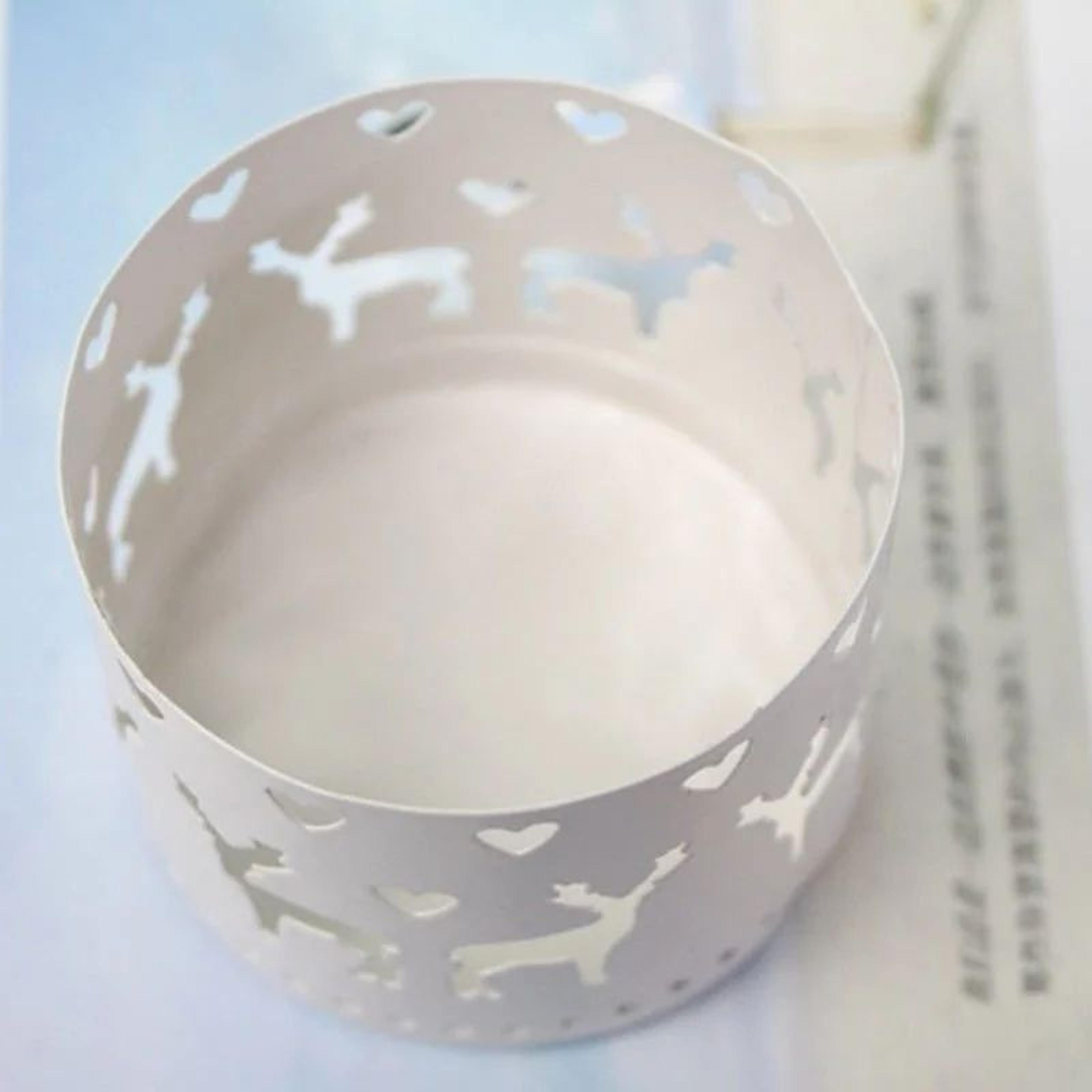 Vintage Snowflake Deer Candle Holder  Elegant Christmas Candle Holder For Festive Table Decor 2