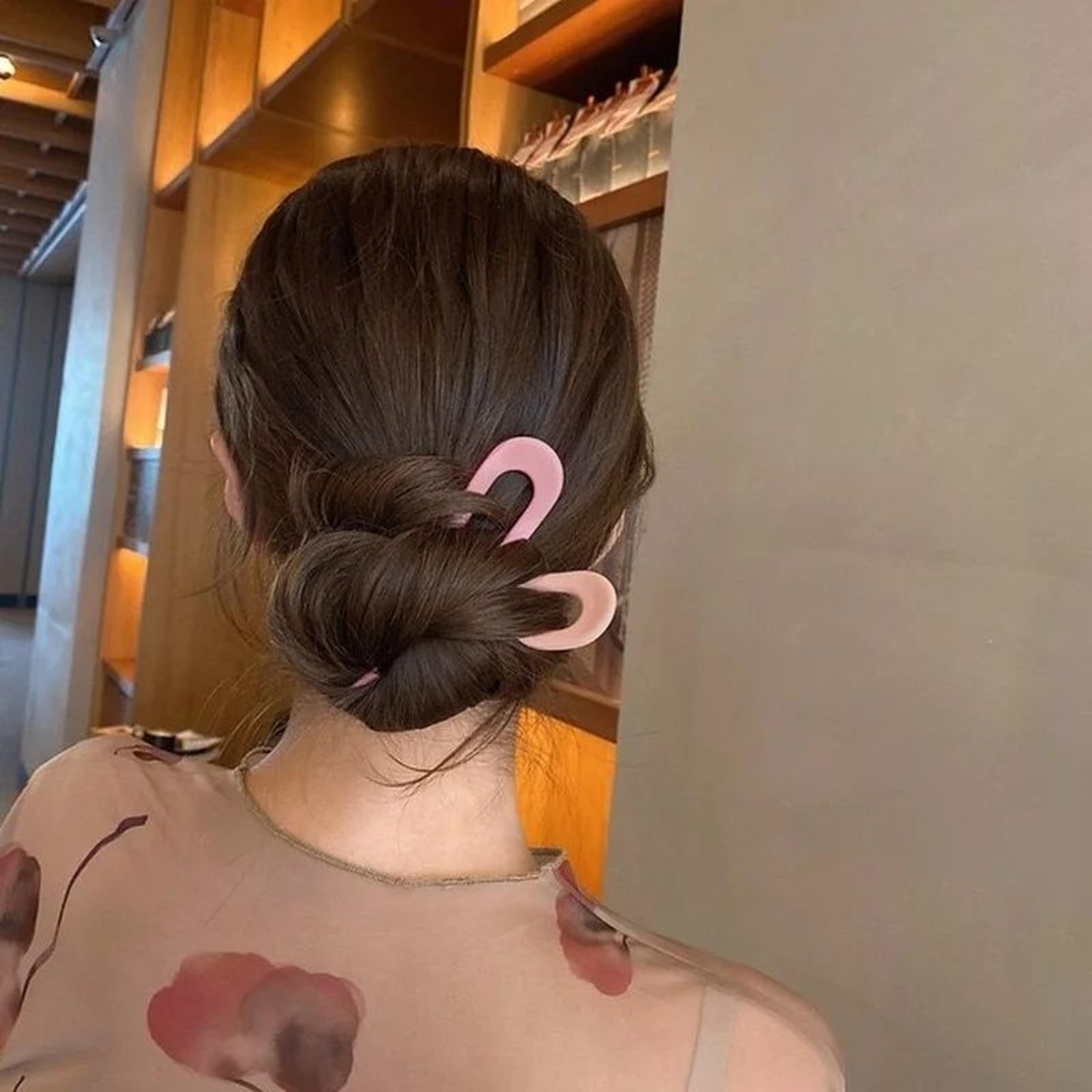 Candy Luxe UShaped Hair Stick  Elegant U Shaped Hair Pin In Trendy Candy Colors 4
