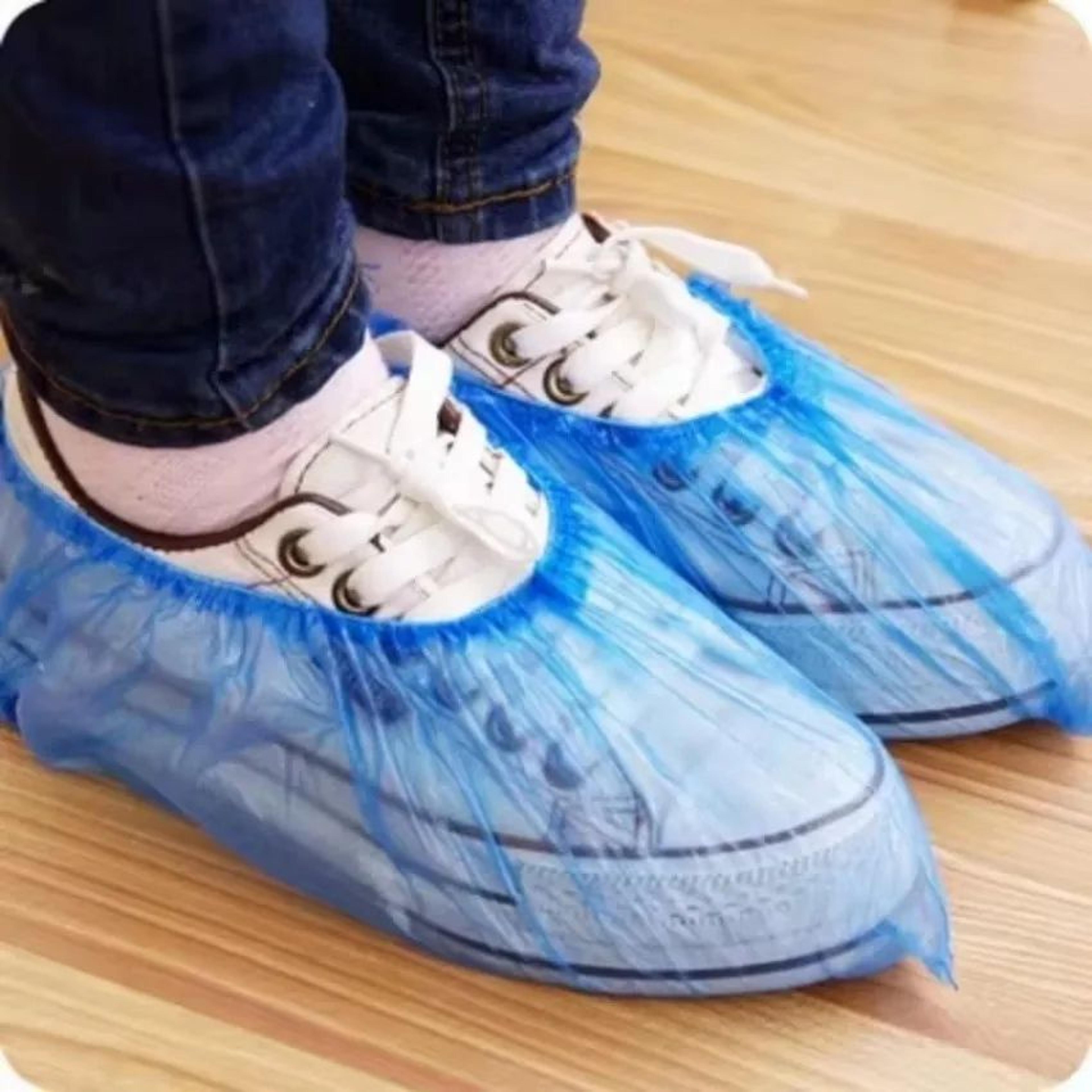 100Pack Waterproof Disposable Shoe Covers  Durable Waterproof Shoe Covers For Home  Medical Use 2