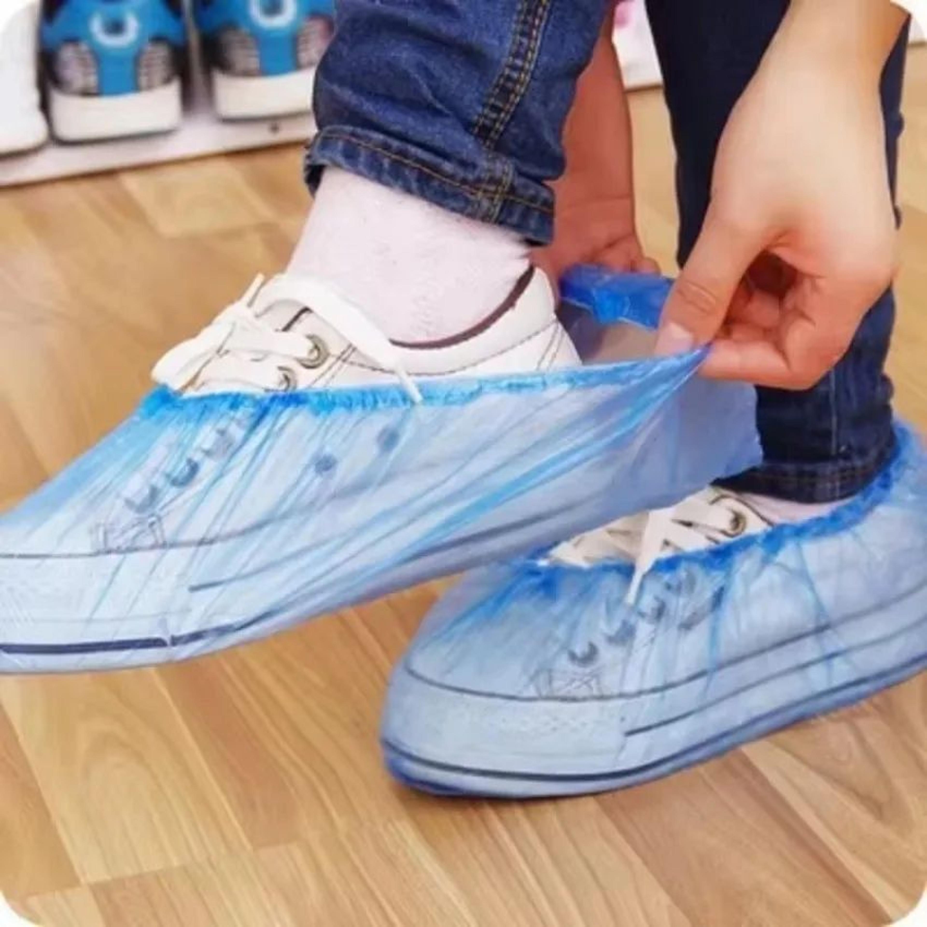 100Pack Waterproof Disposable Shoe Covers  Durable Waterproof Shoe Covers For Home  Medical Use 3
