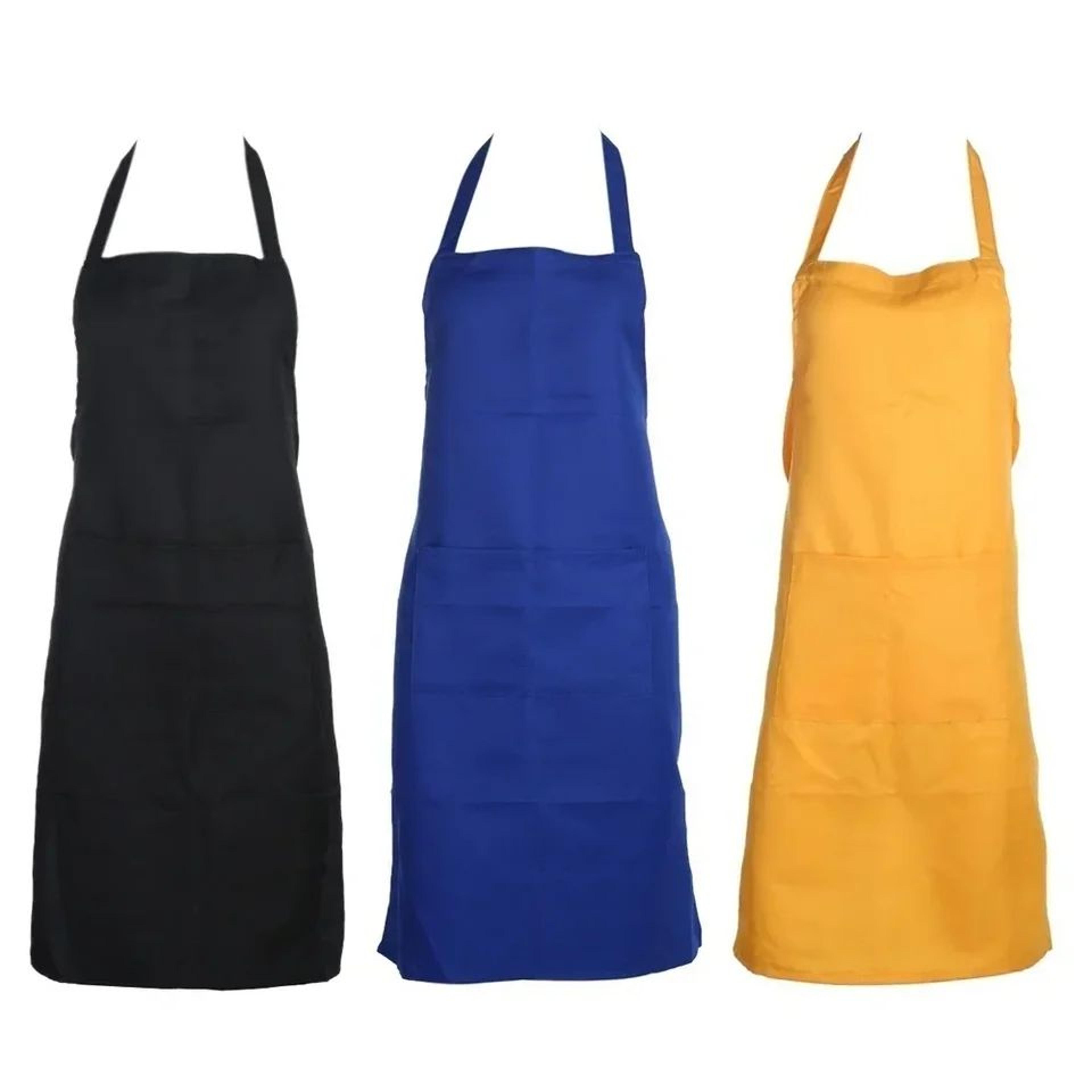 ProComfort Waterproof Kitchen Apron With Pockets  Thick Cotton Blend Cooking Apron For Home  Restau 4