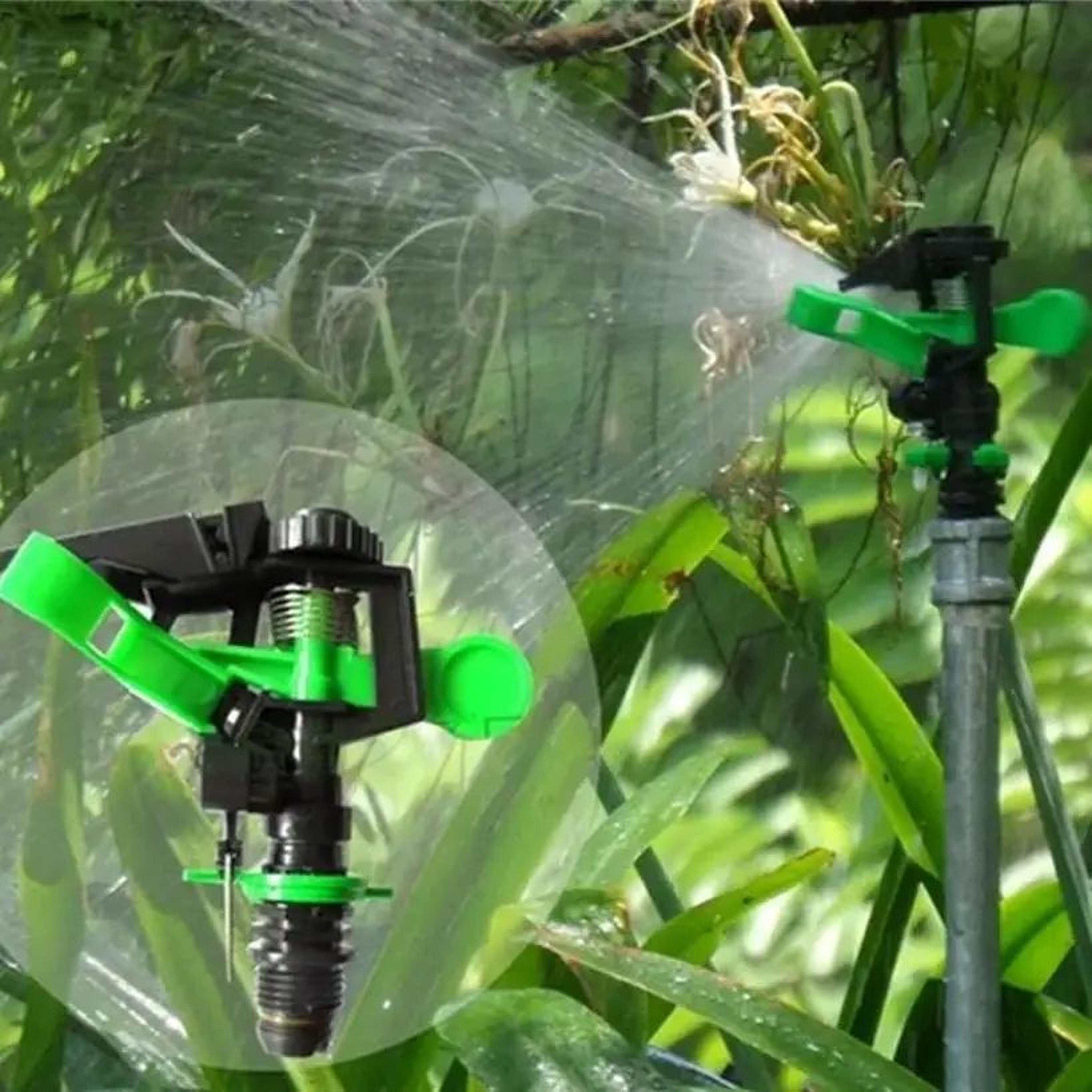 AquaSpin 360 Adjustable Lawn Sprinkler Nozzle  Rotating Garden Irrigation Spray Head 5