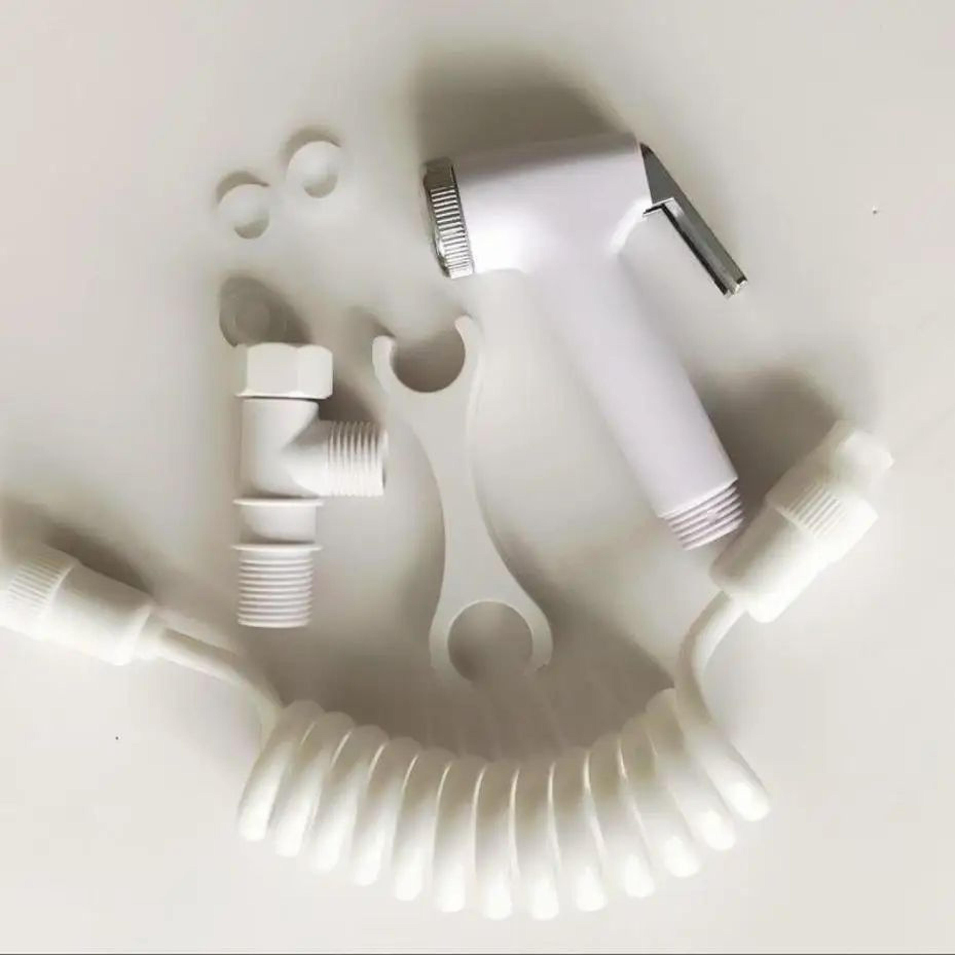 CleanFlow Handheld Bidet Sprayer Set  Stainless Steel Toilet Bidet Attachment With Flexible Shower  5
