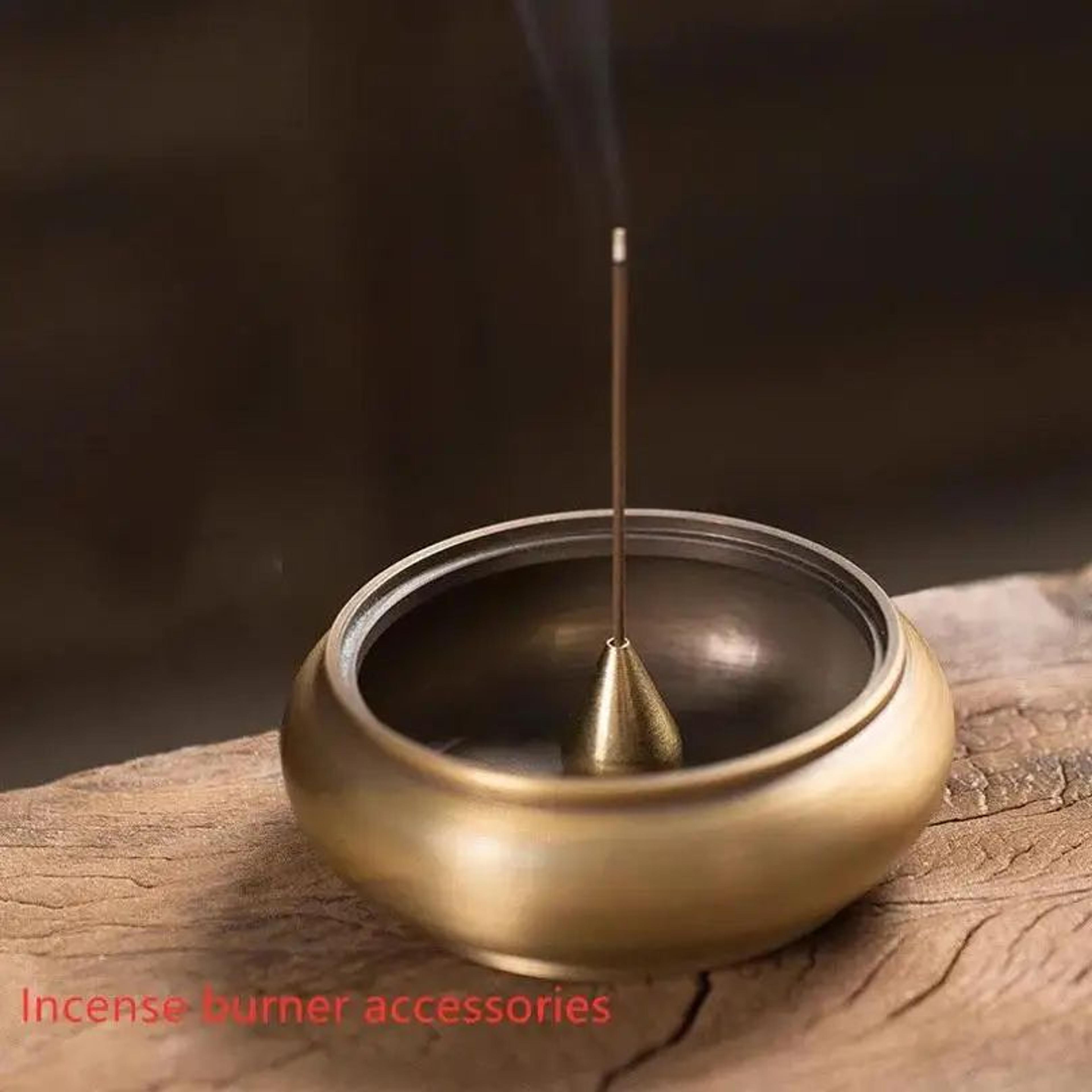 ZenGourd Pure Copper Incense Holder  GourdShaped Incense Stick Burner For Home  Meditation 2
