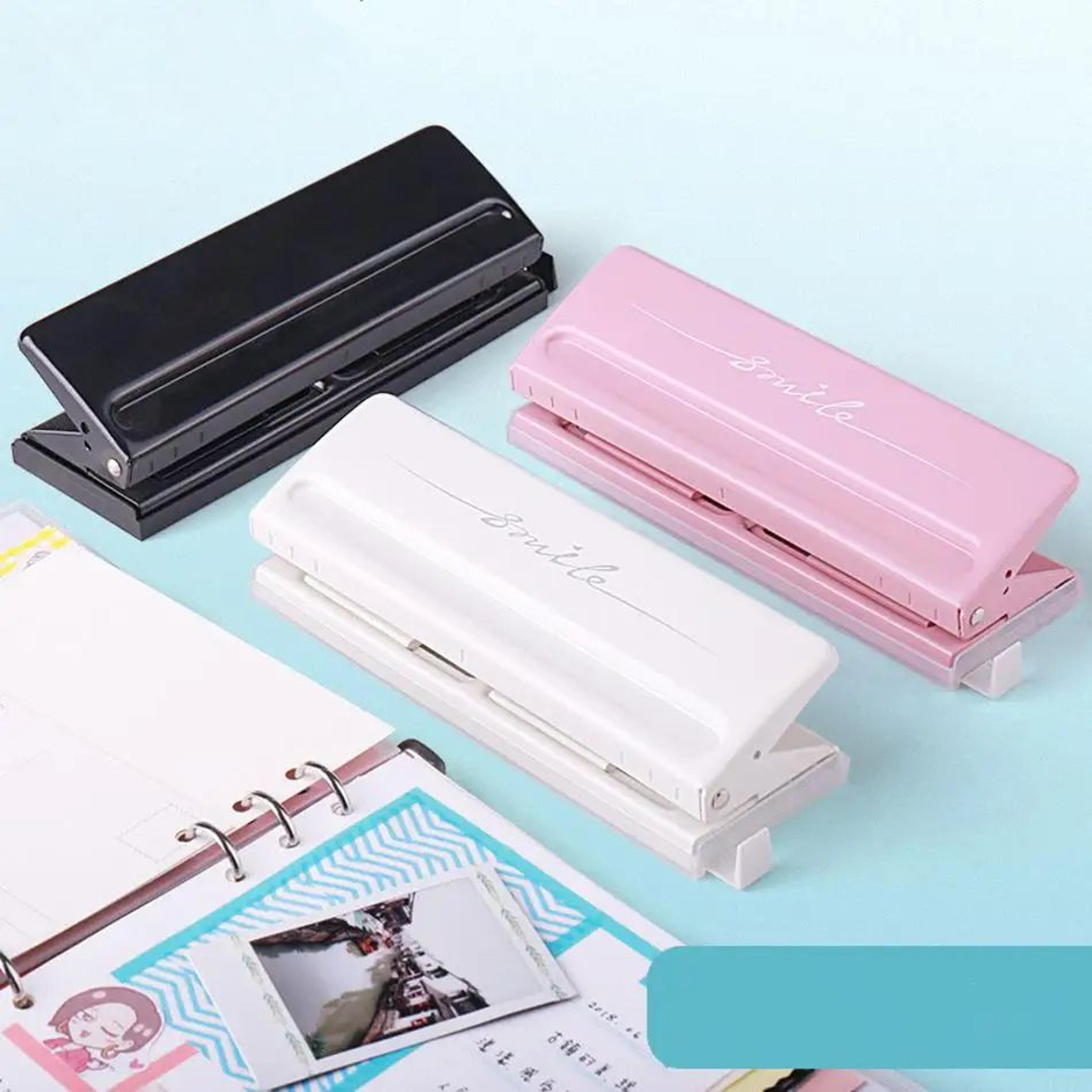 FlexBind Adjustable 6 Hole Punch  Portable Planner Hole Punch For A4 A5 A6  More 0