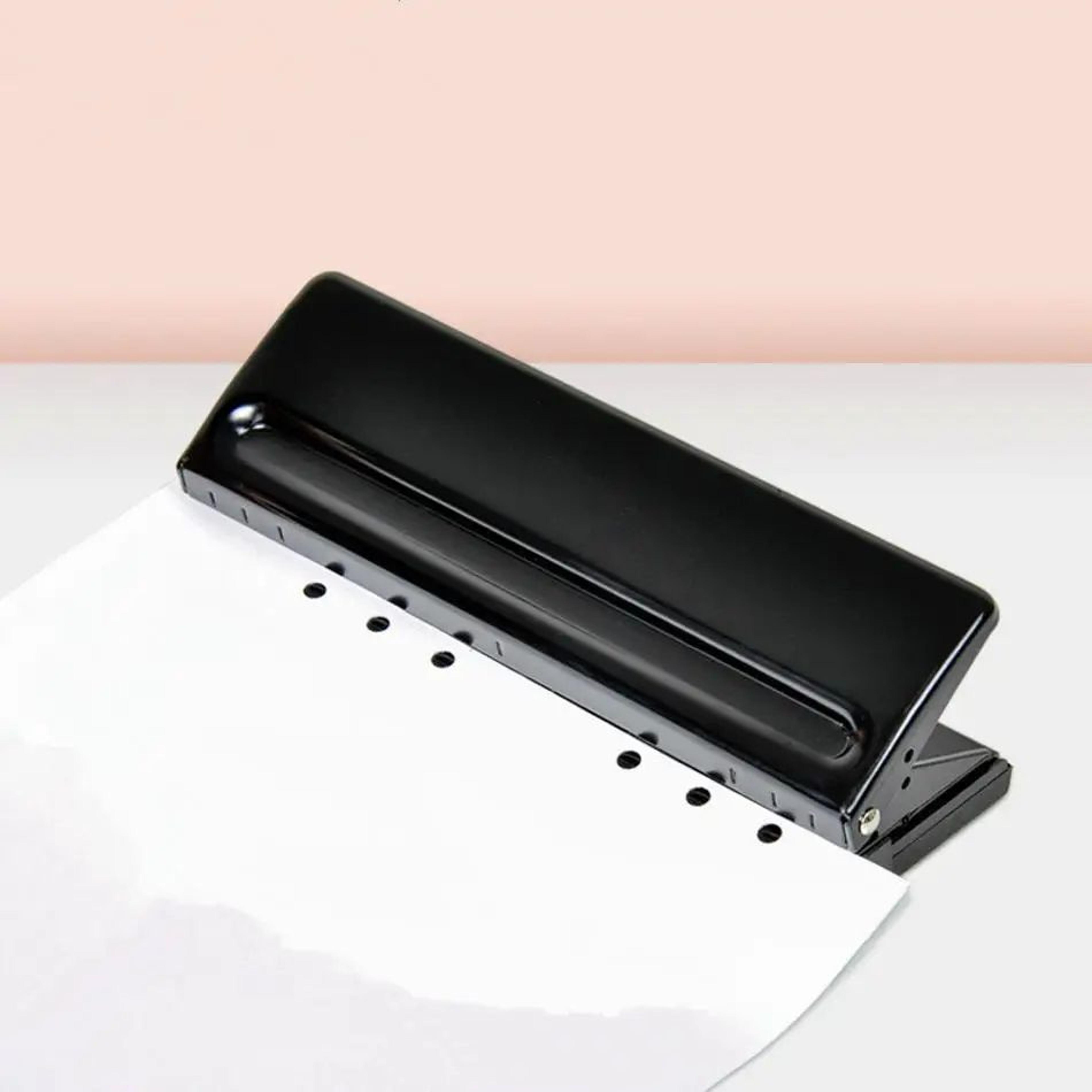 FlexBind Adjustable 6 Hole Punch  Portable Planner Hole Punch For A4 A5 A6  More 3