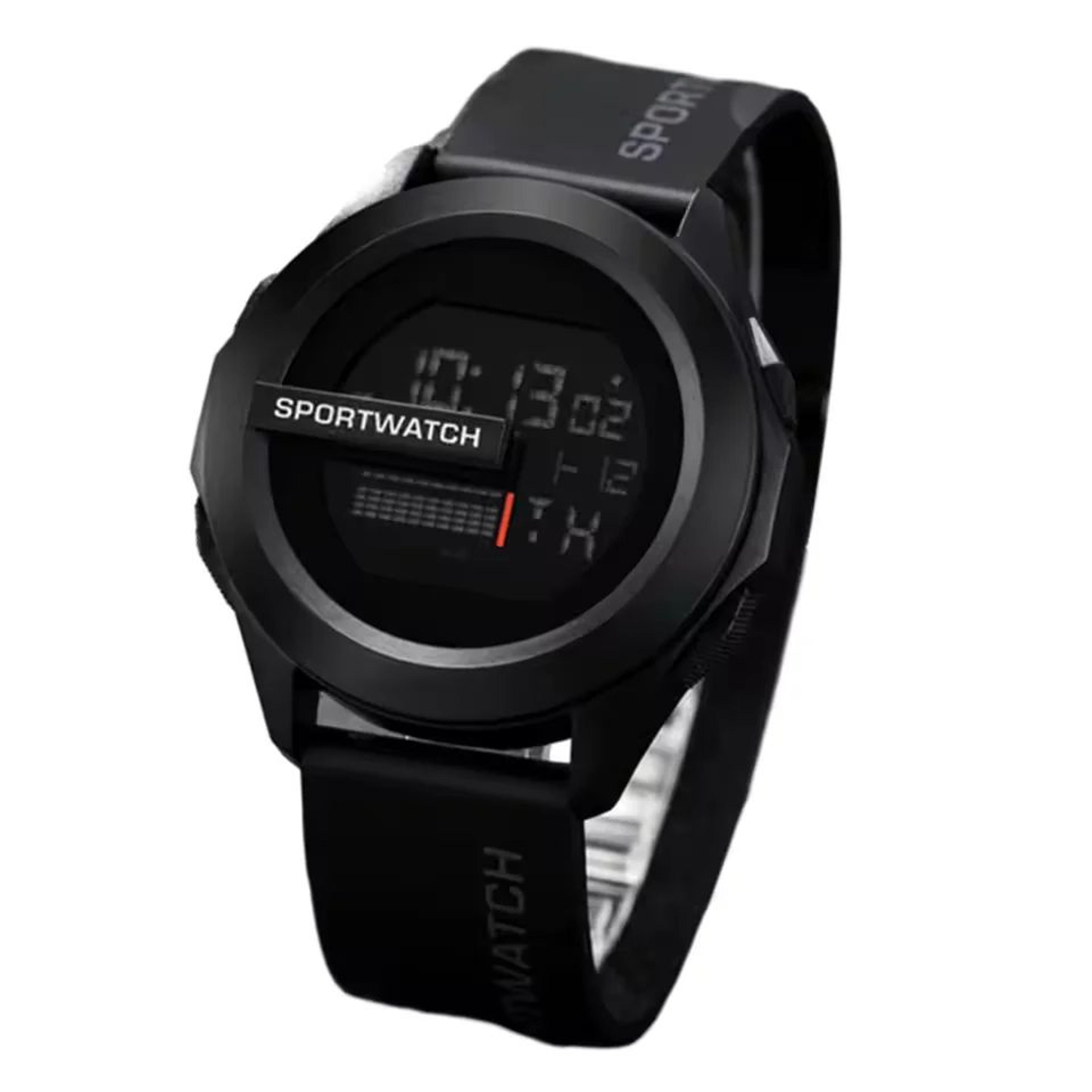 men waterproof led digital sports watch with alarm & fitness functions
