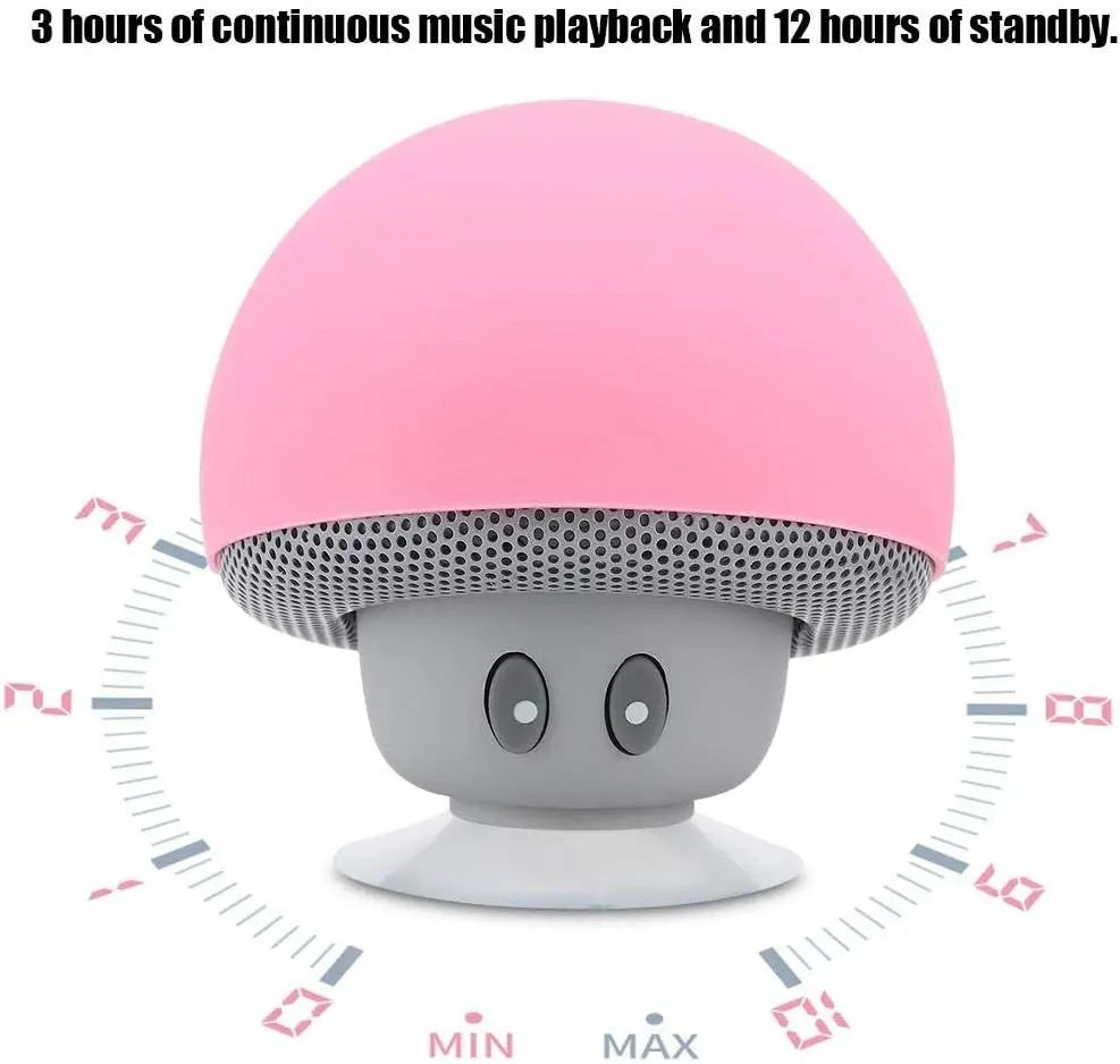 Portable Bluetooth Speaker With Suction Cup  Deep Bass Subwoofer 1