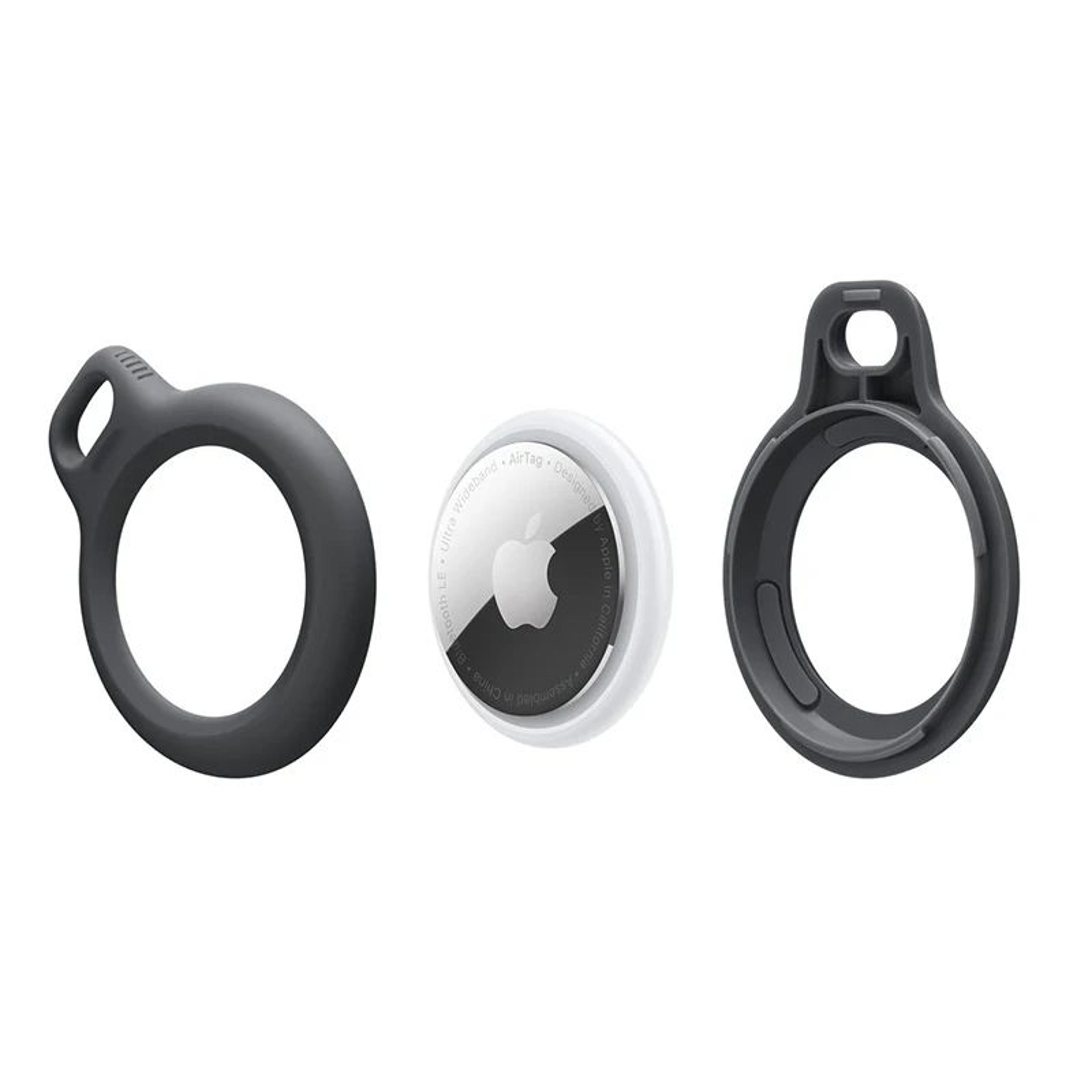 Liquid Silicone AirTag Case With Keychain For Pets  Keys 1