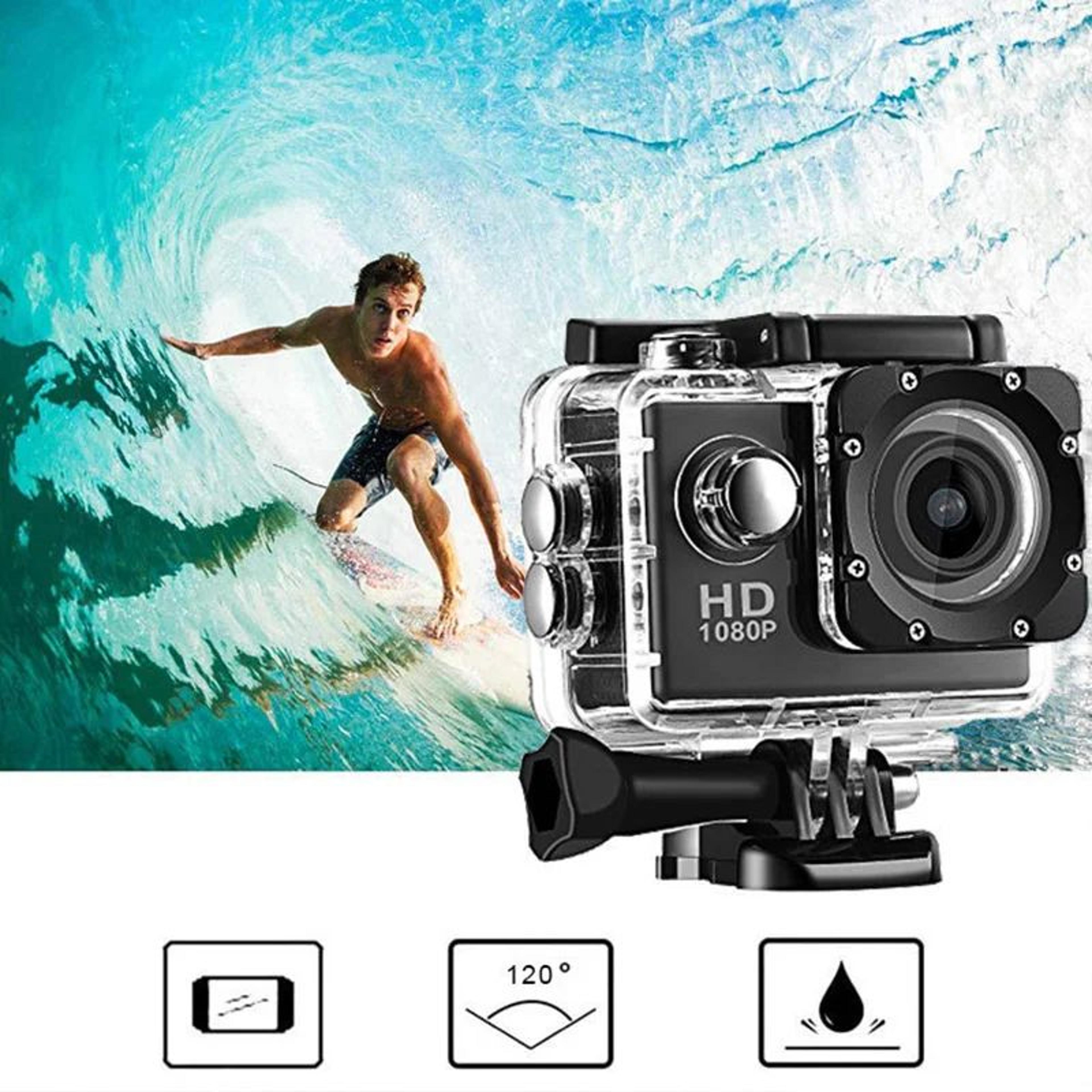 Waterproof Underwater Action Camera For Sports Diving  Riding 0