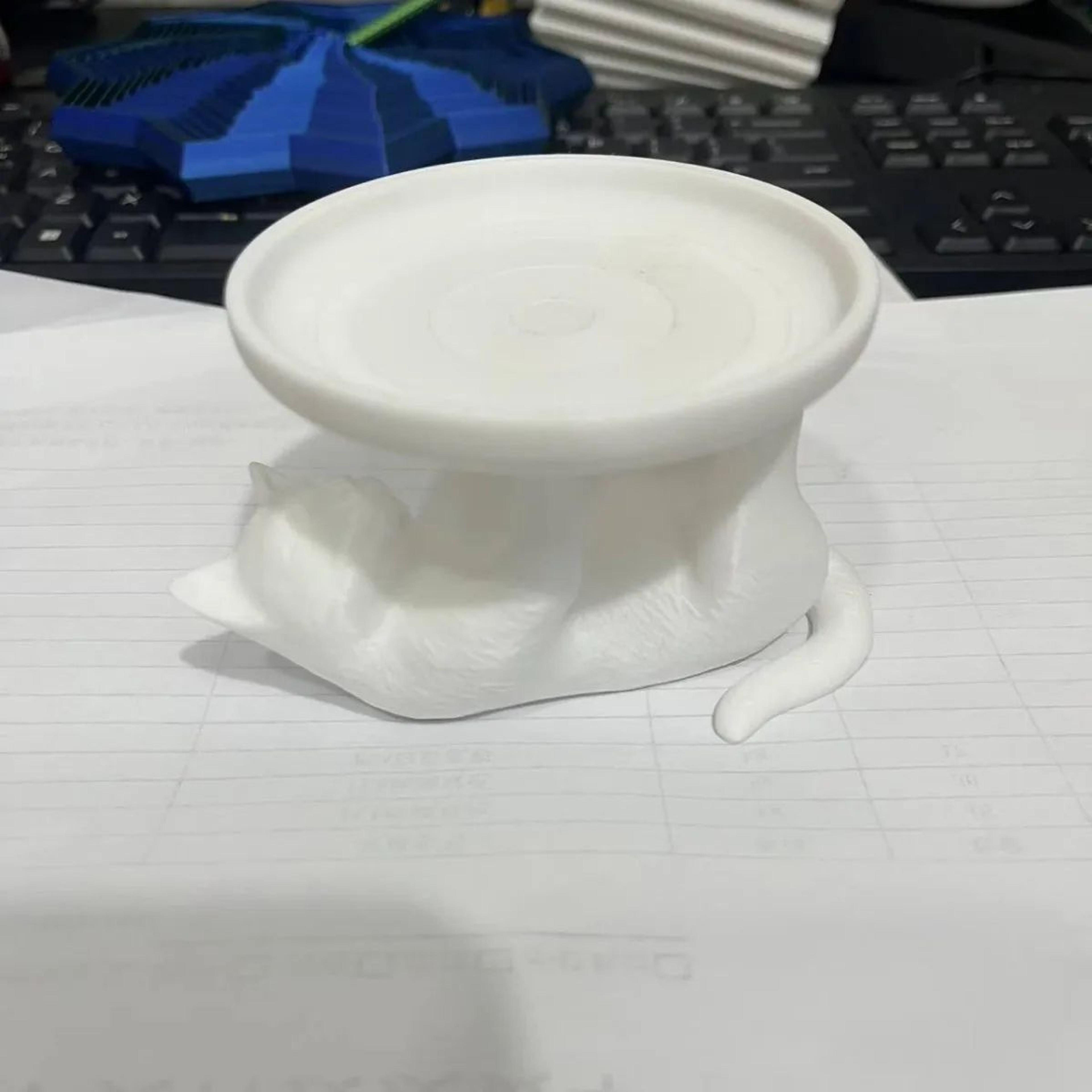 3D Printed Cat Jewelry Tray  Cute Decorative Organizer For Rings  Accessories 7