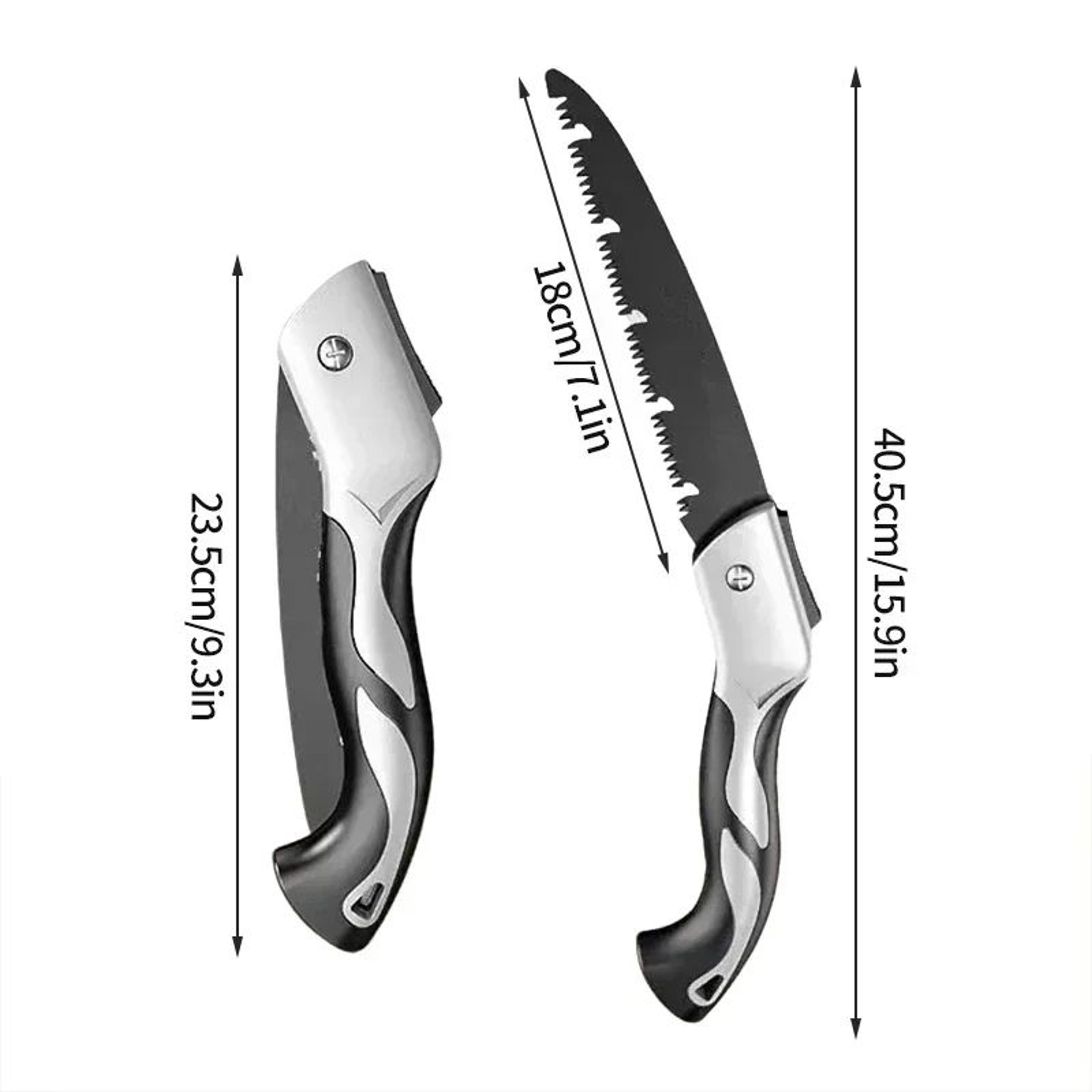 GardenPro Folding Hand Saw  Pruner  Portable Gardening Secateurs Tool 8