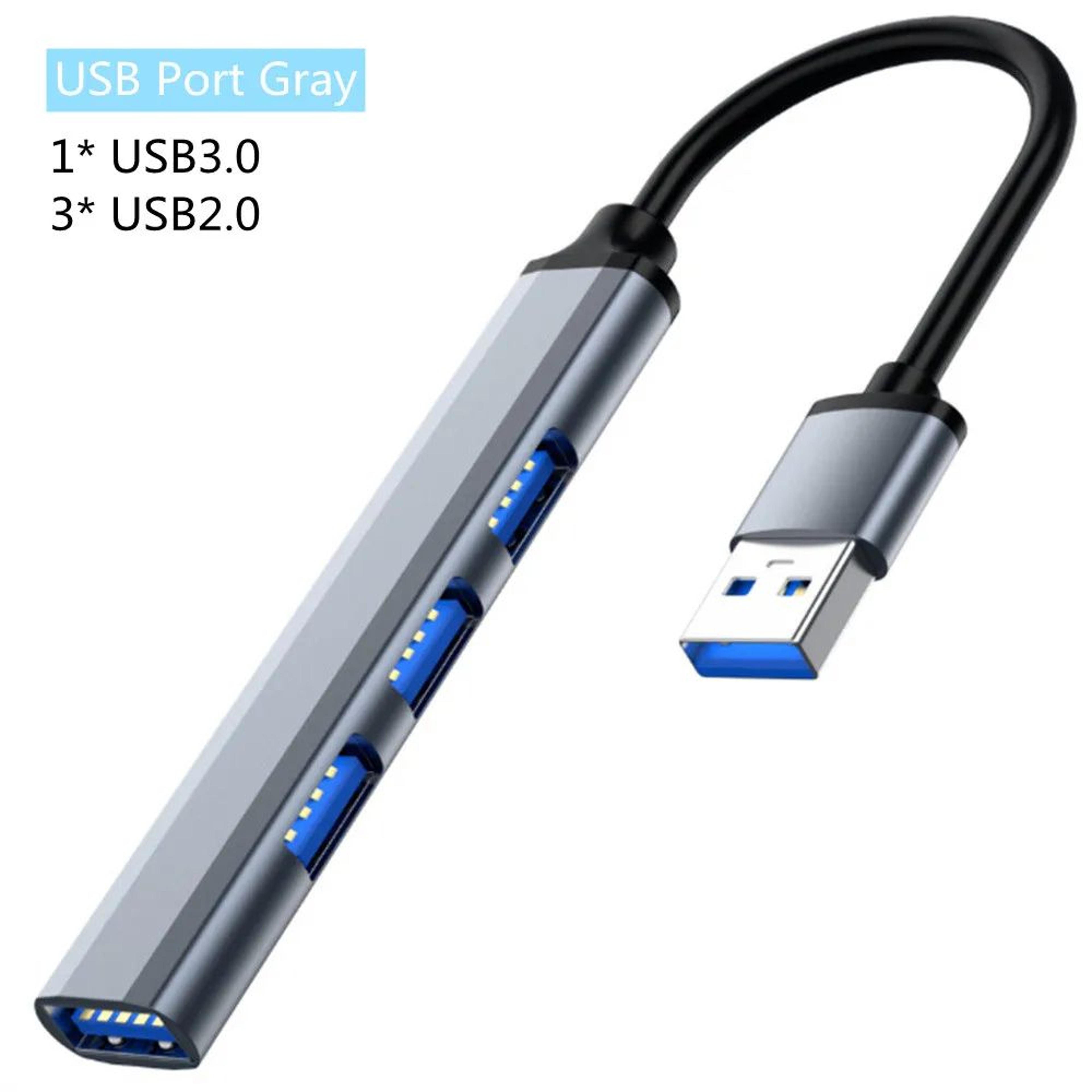 4Port USB Type C Hub  HighSpeed USB 30 MultiPort Splitter Adapter 8