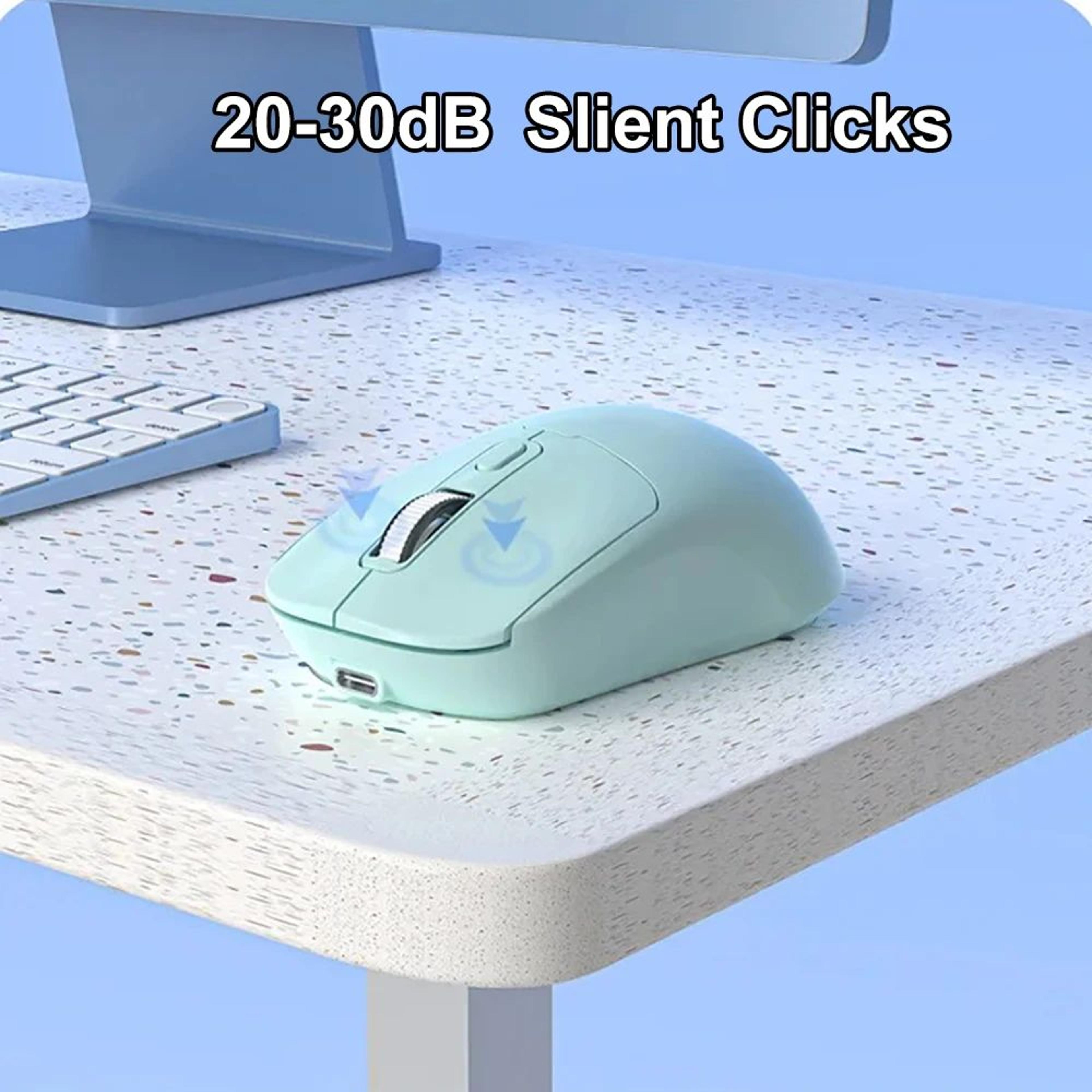 Dual Mode Bluetooth Wireless Mouse  Silent Rechargeable 24G Gaming  Office Mouse 1