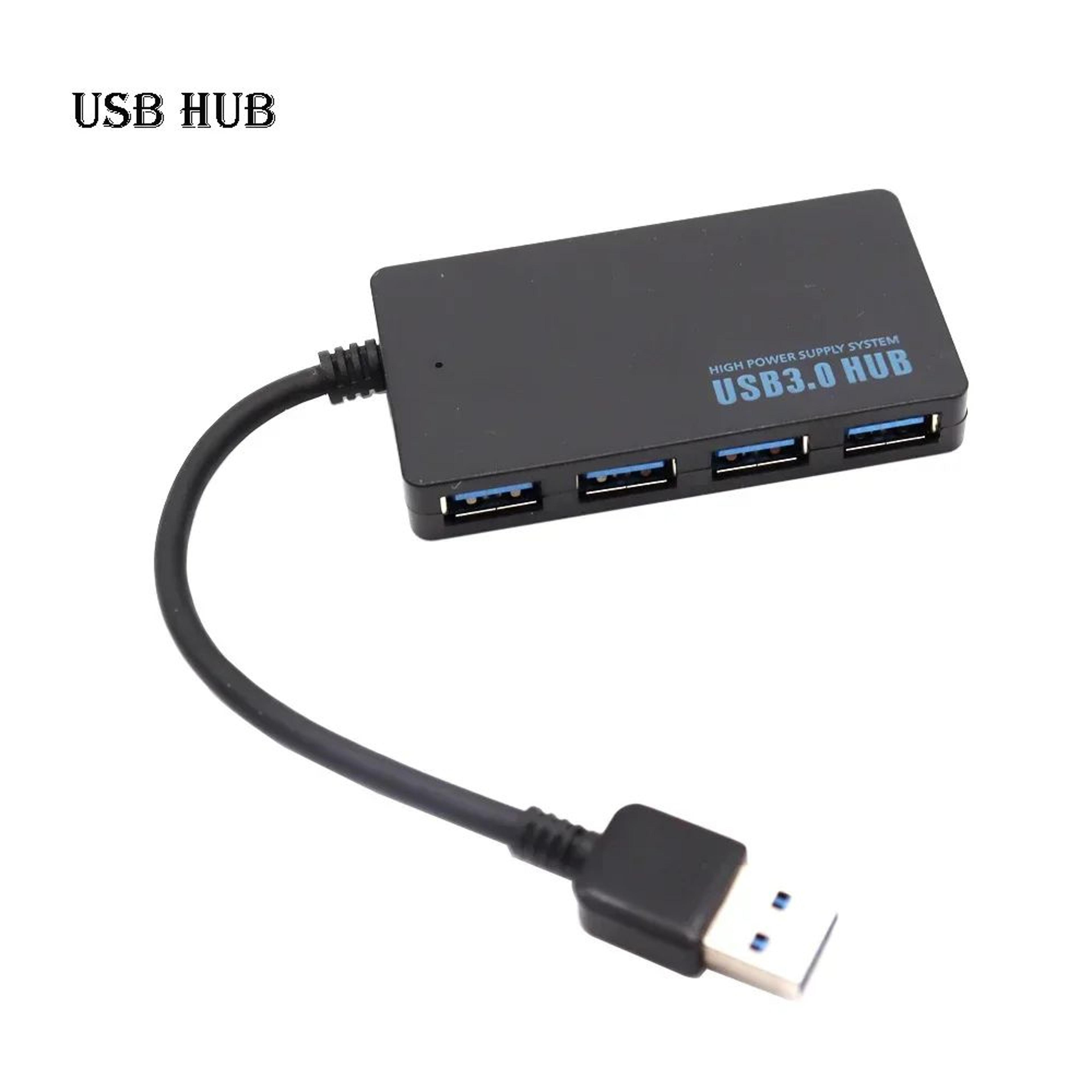 HighSpeed 4Port USB 30 Hub With TypeC Adapter For Laptop And PC 8