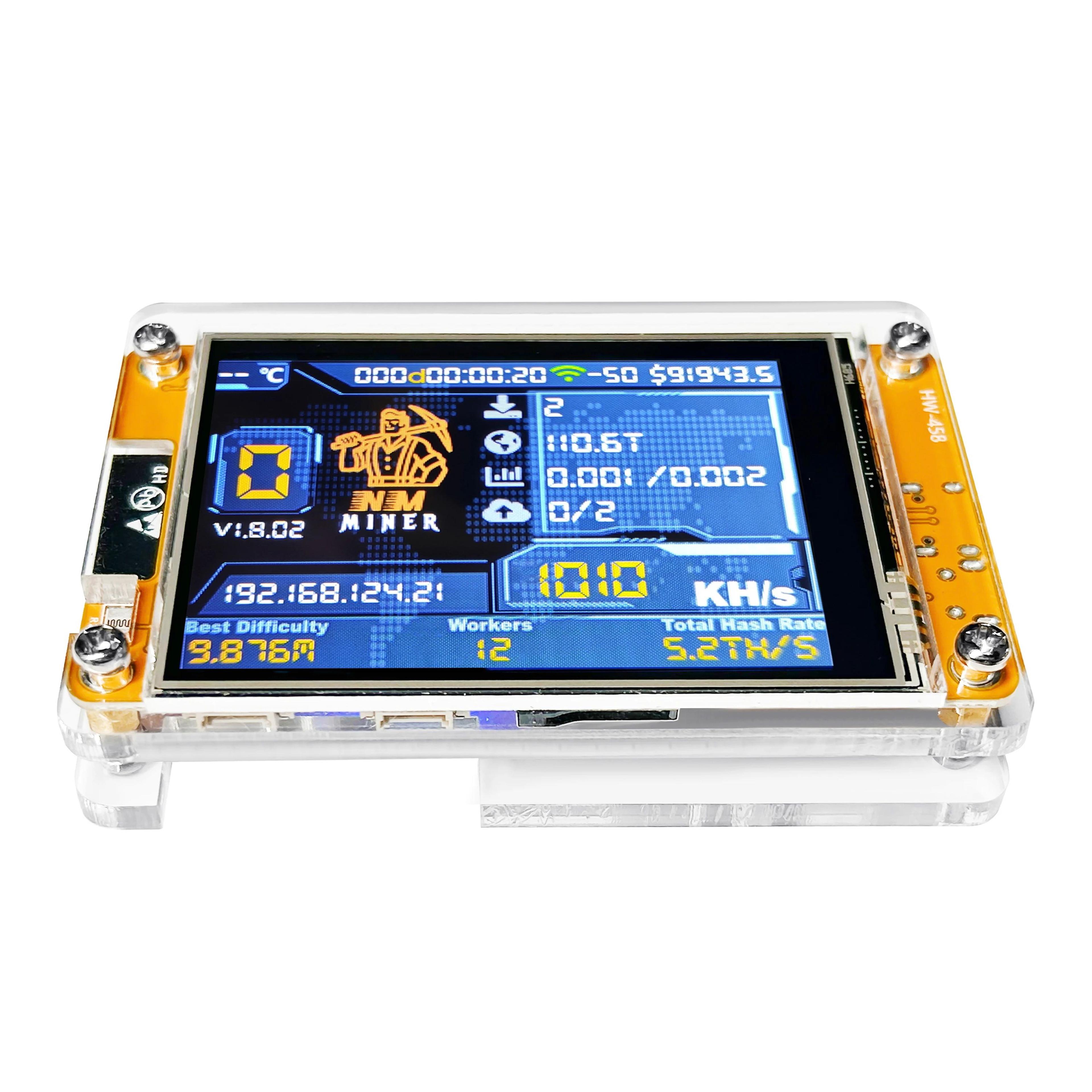NerdMiner V2 ESP32 Smart Solo Bitcoin Miner With 28 Display  Compact Crypto Lottery Mining Device 2
