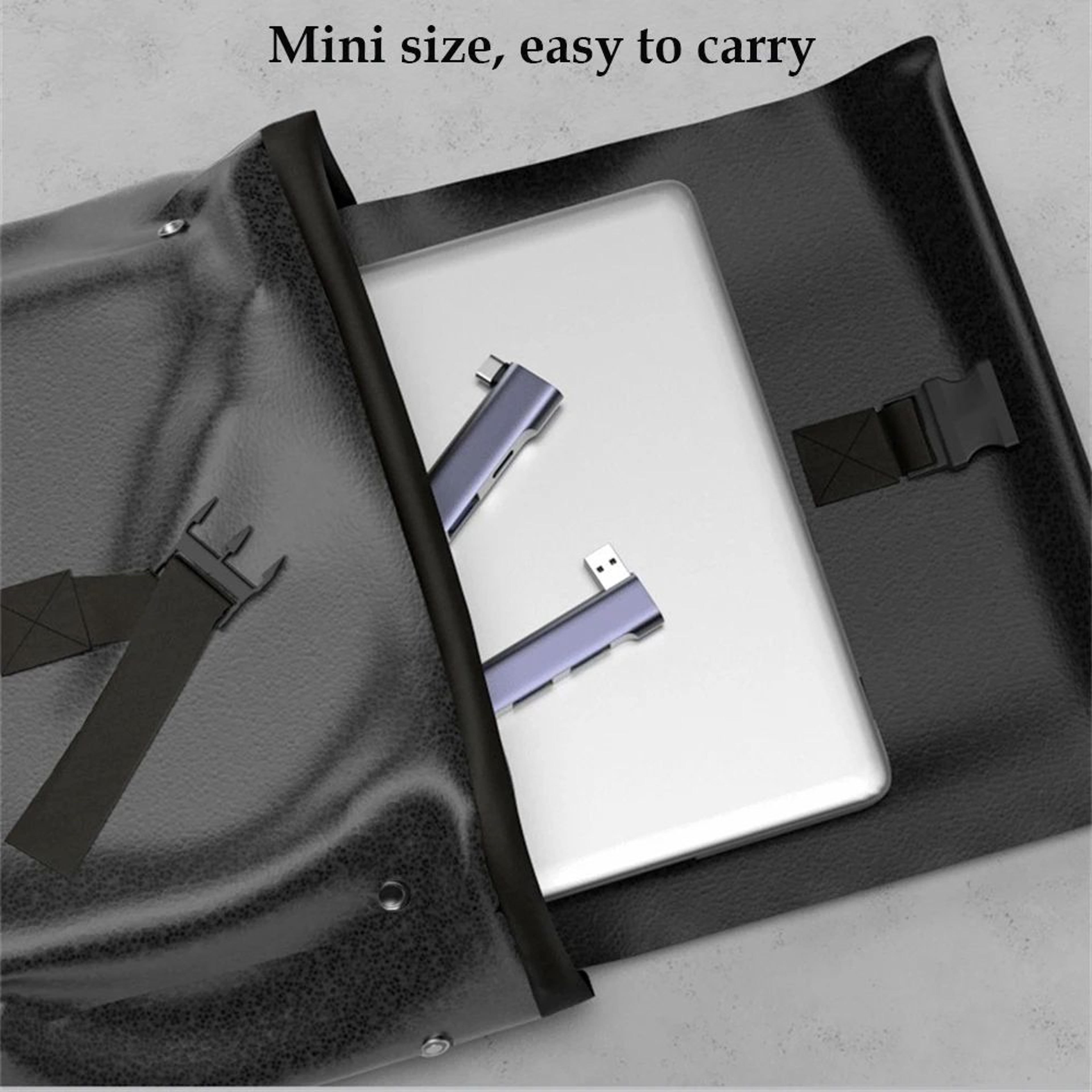 4Port USB 30 Hub Type C Splitter With 5Gbps HighSpeed Data Transfer 4