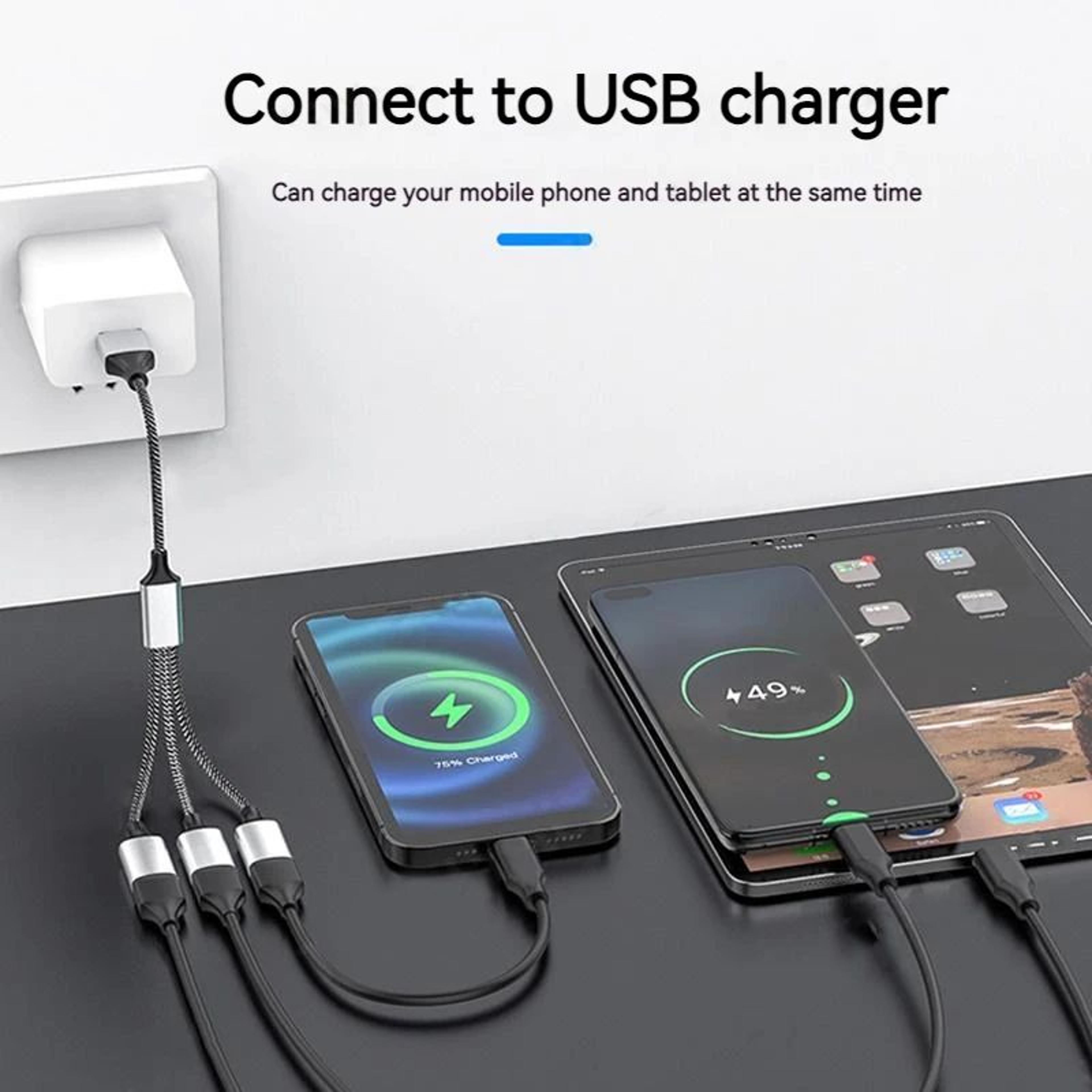 PowerLink 4Port USB Hub Splitter With OTG Charging Support 2