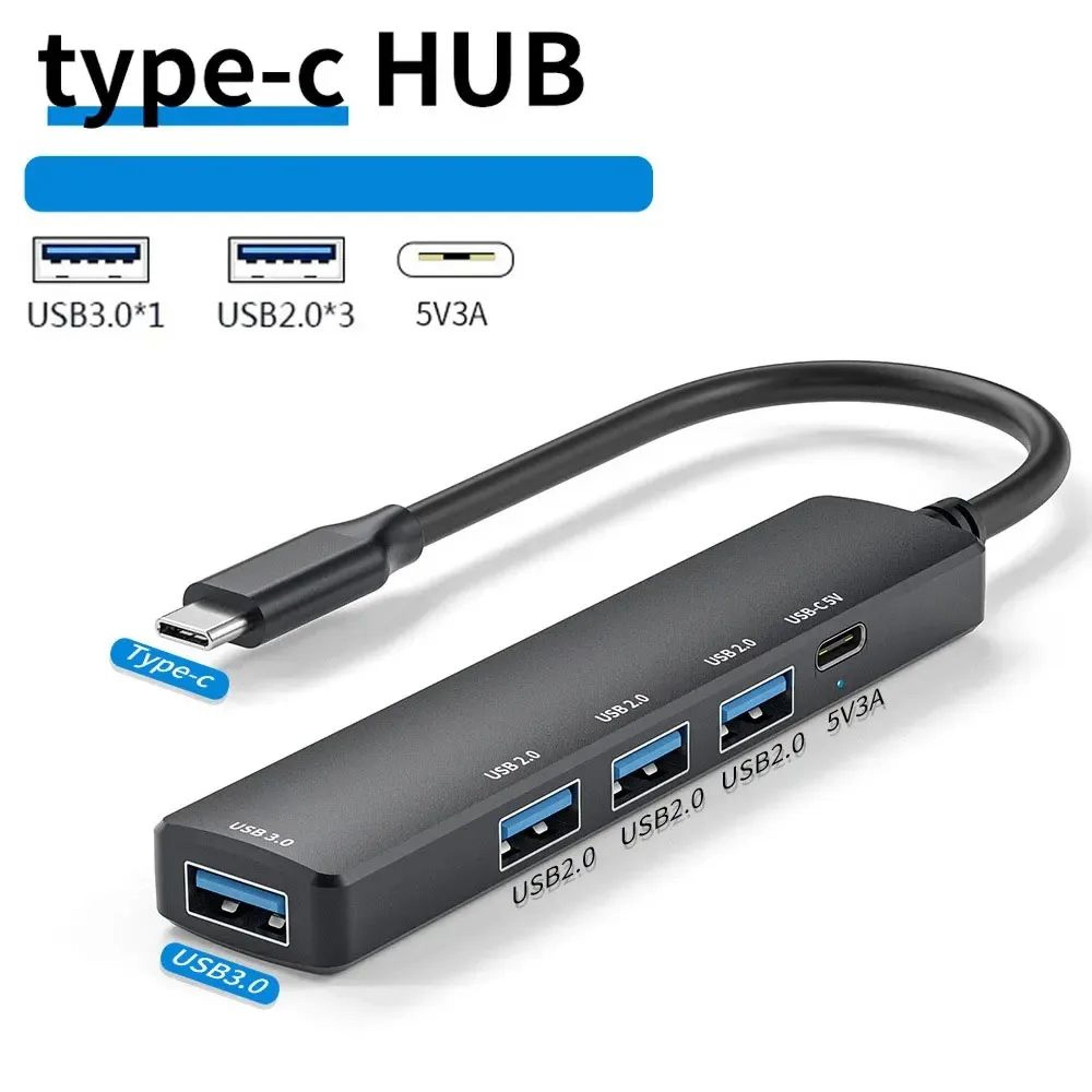 PowerLink USB C Hub With 4K HDMI  100W PD Multiport Adapter For MacBook  Laptop 4