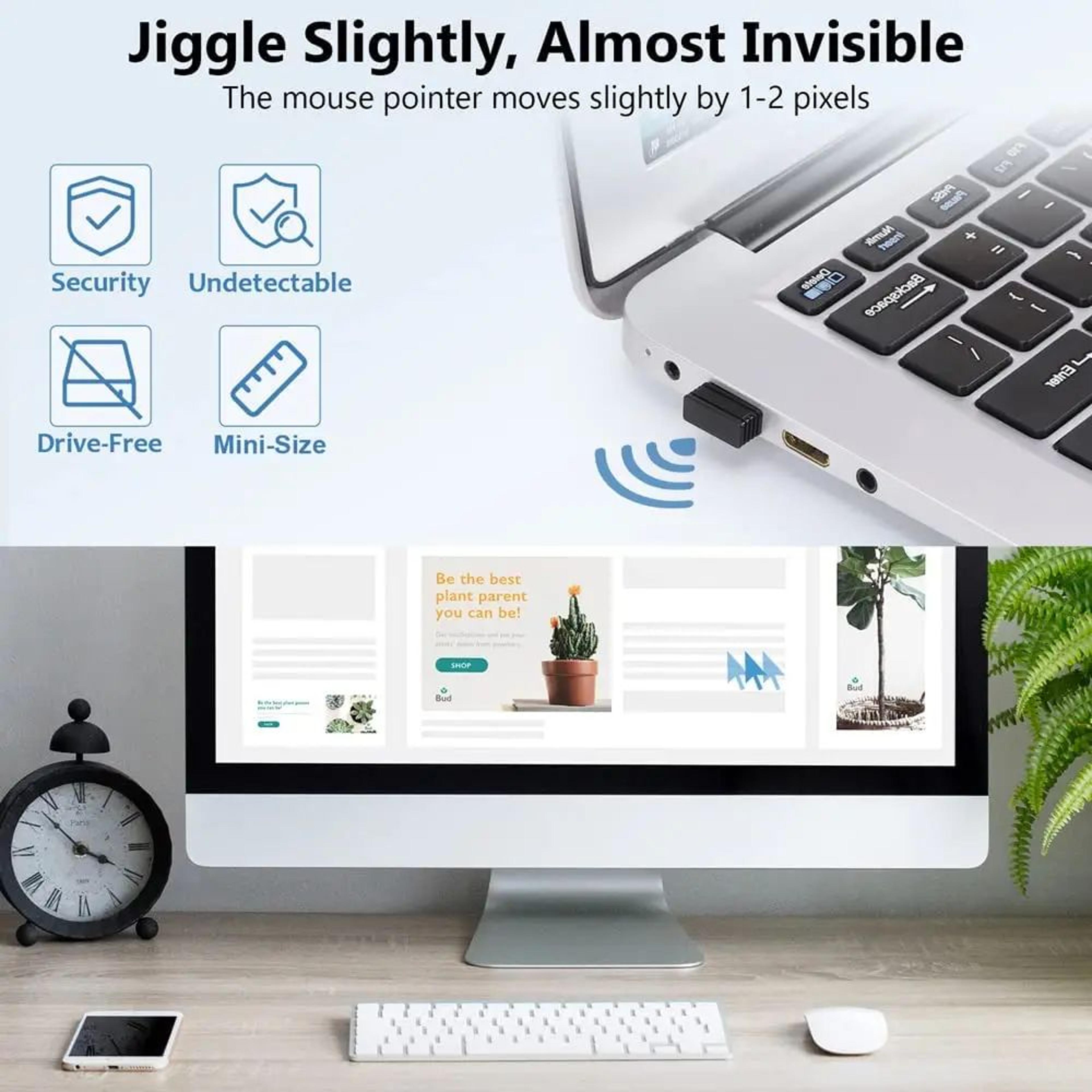 Undetectable USB Mouse Jiggler  Automatic Mouse Mover To Keep Laptop Awake 3