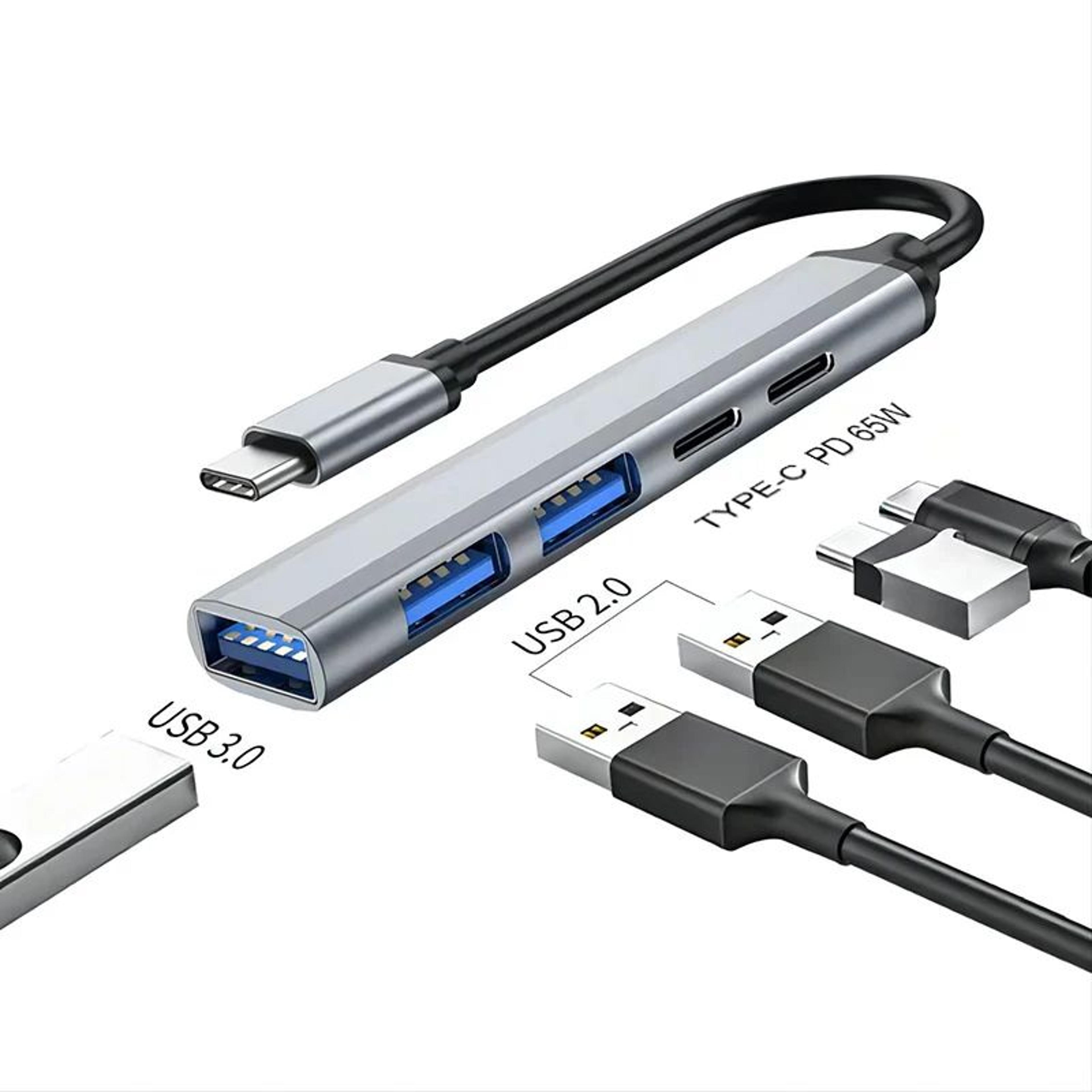 5in1 USB C Hub With 65W PD  MultiPort Type C To USB 30 Adapter For MacBook  Lenovo 4