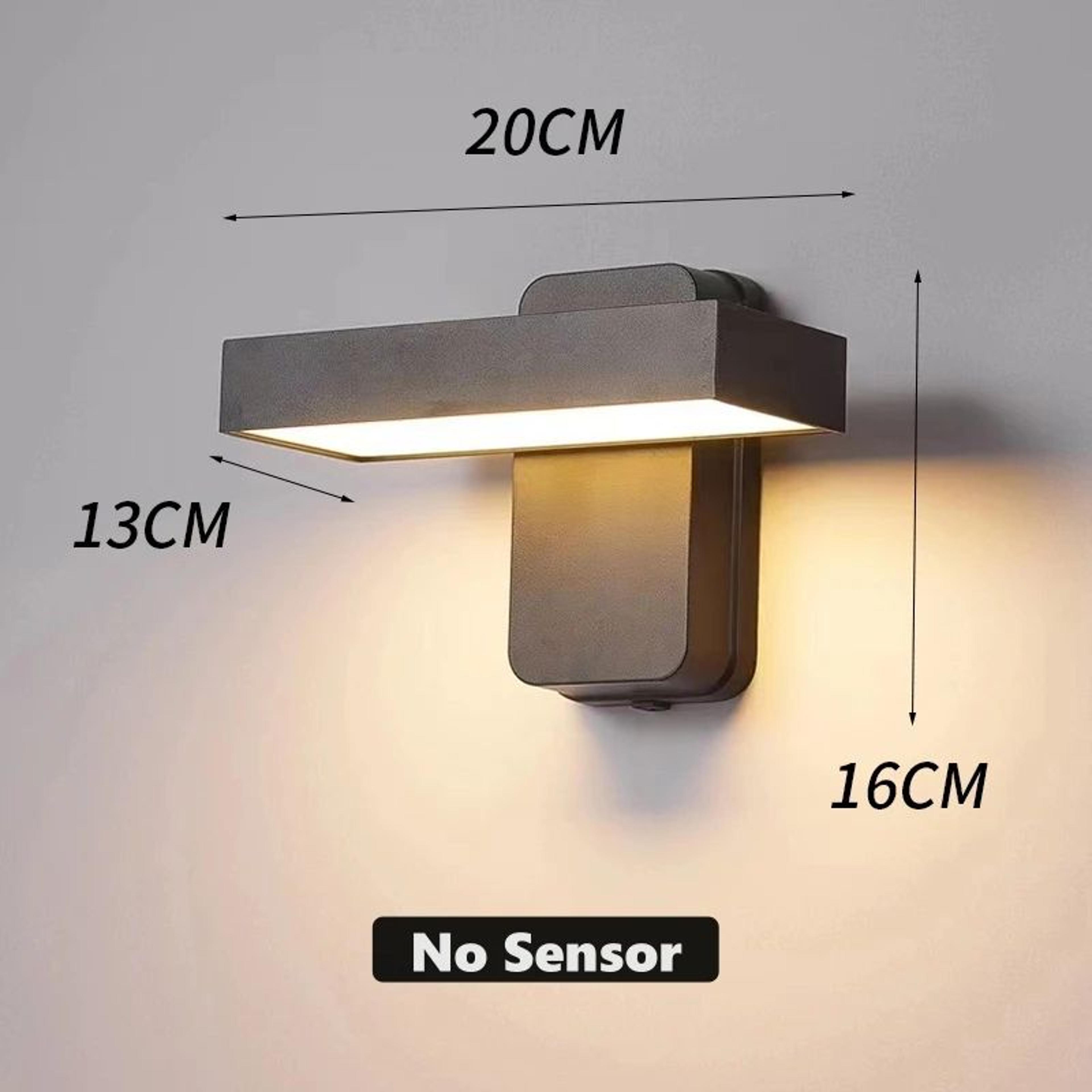 LumiGuard Rotatable PIR Motion Sensor Wall Light  IP65 Waterproof Outdoor Sconce 304050cm 6