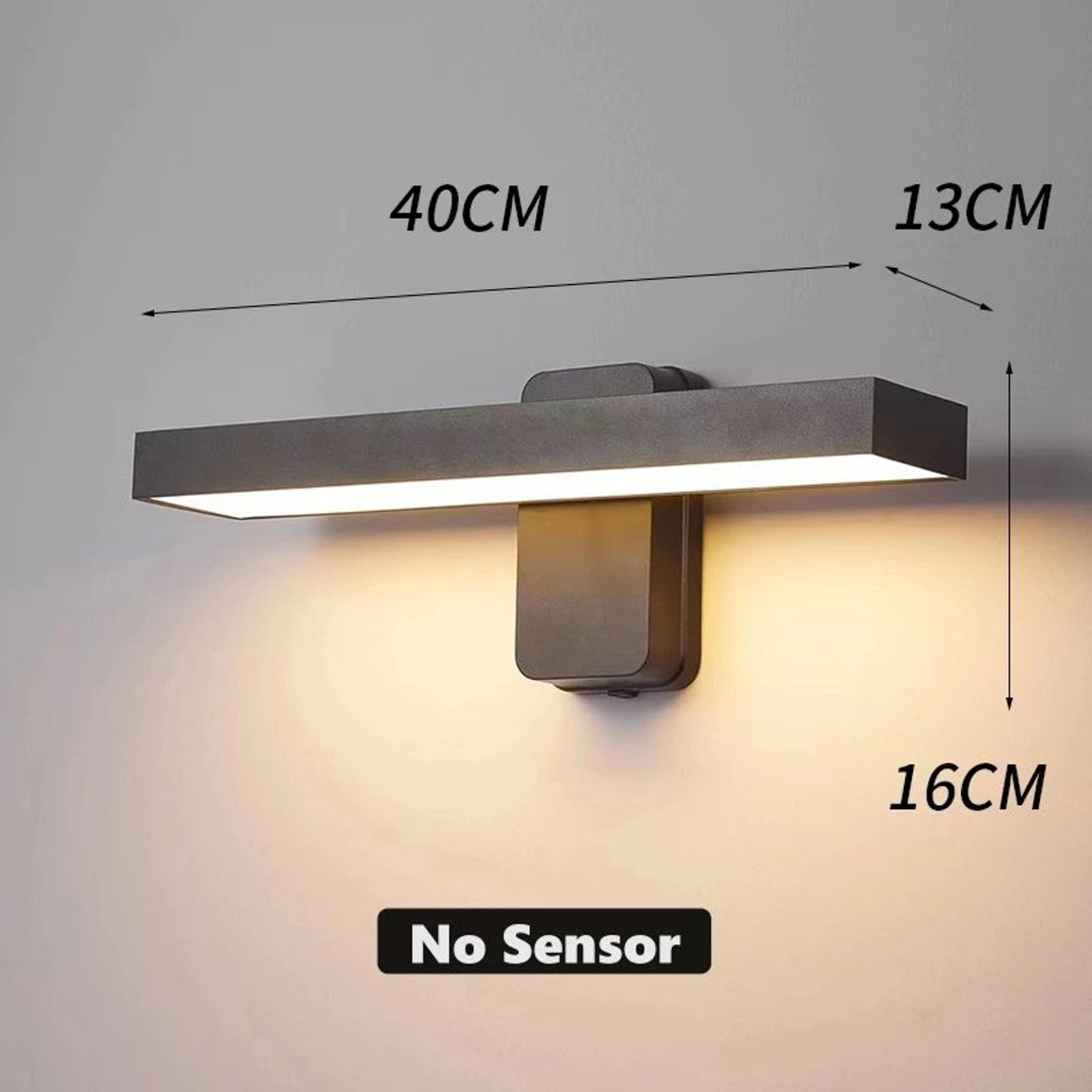 LumiGuard Rotatable PIR Motion Sensor Wall Light  IP65 Waterproof Outdoor Sconce 304050cm 10