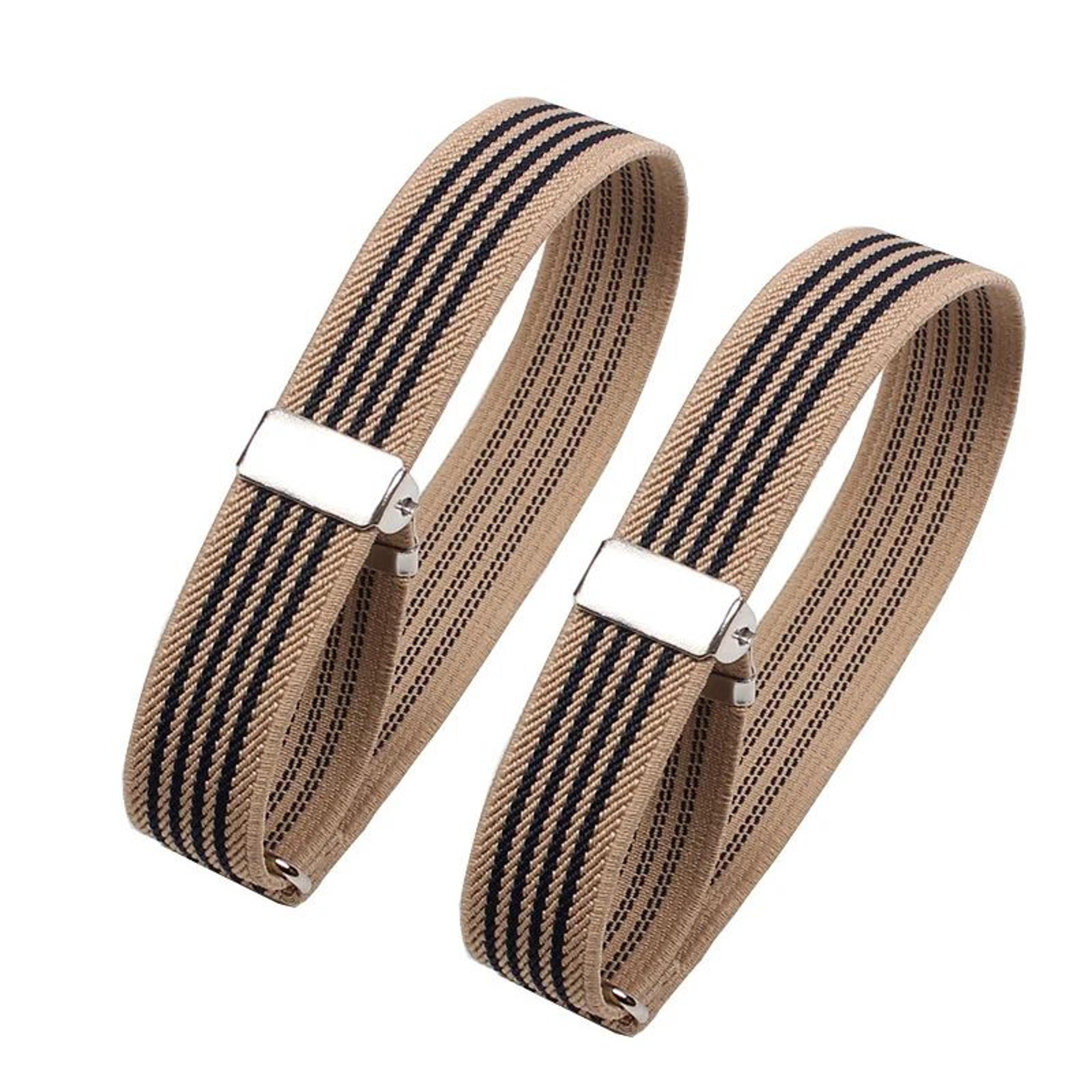 Classic Adjustable Sleeve Garters  Elastic Shirt Arm Bands For Men  Women 3