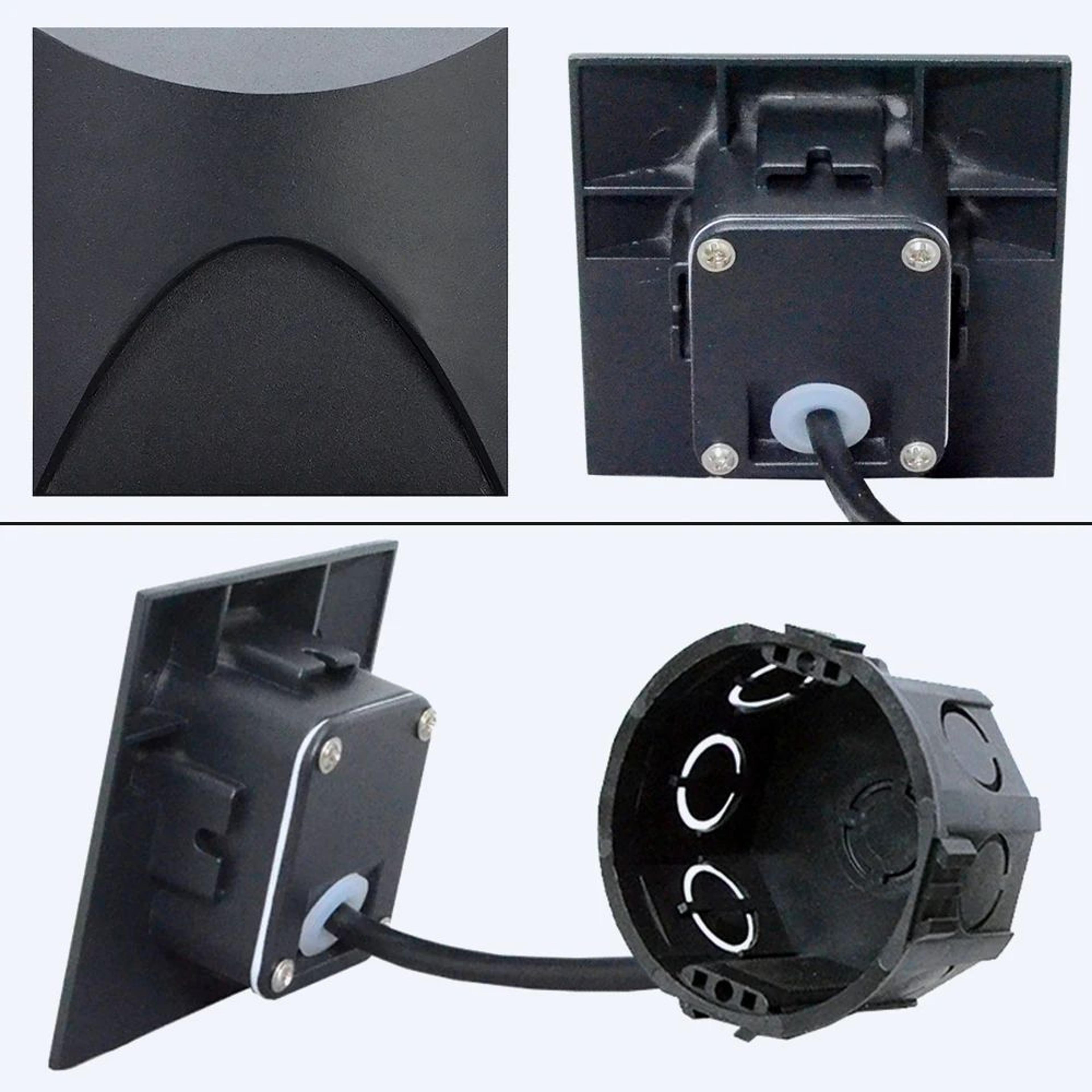 Solar Motion Sensor Stair Light  Waterproof Outdoor Wall Sconce For Garden Fence  Balcony 2
