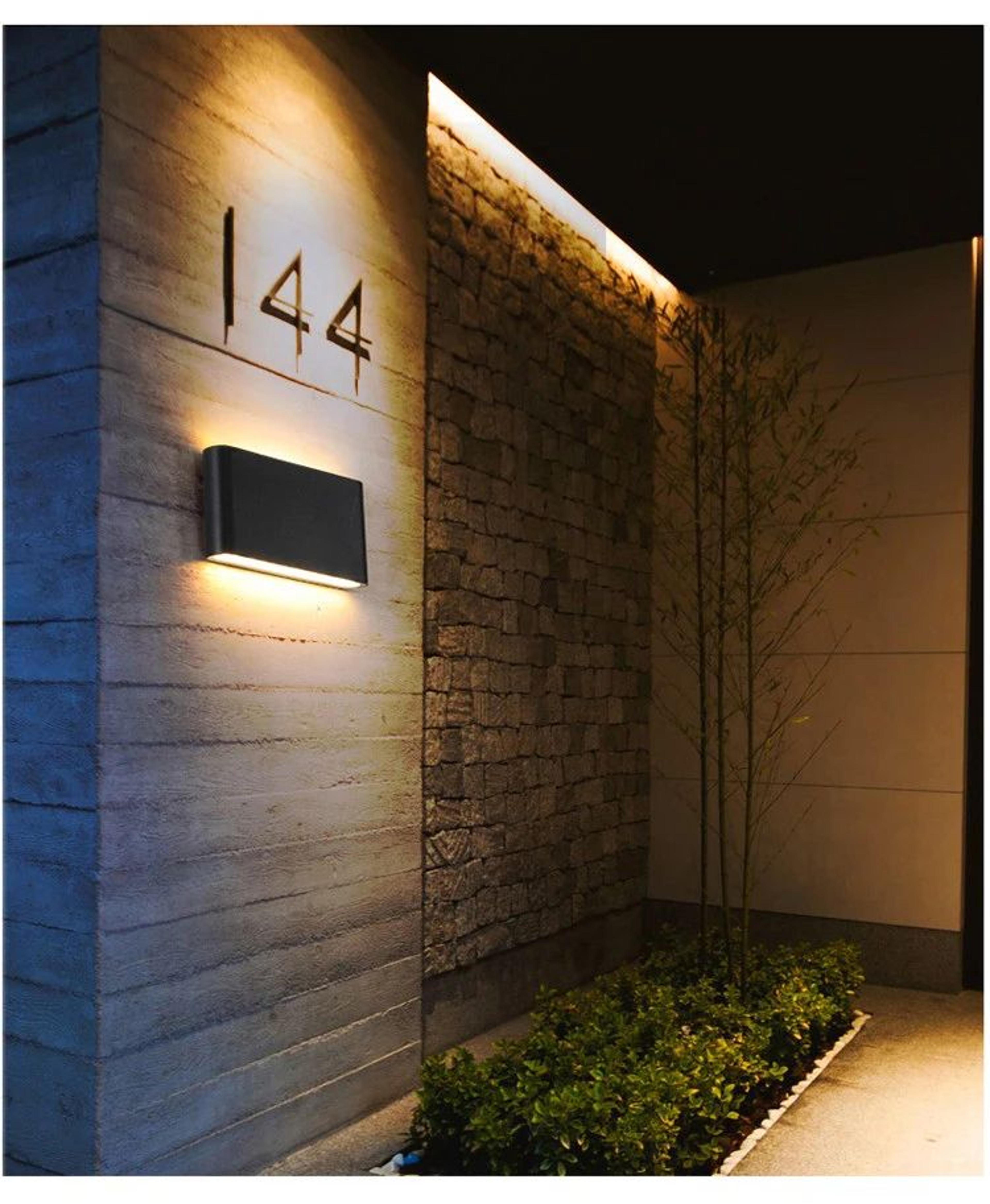 Modern PIR Sensor Outdoor Wall Light  Waterproof LED Wall Lamp With Motion Detection 5
